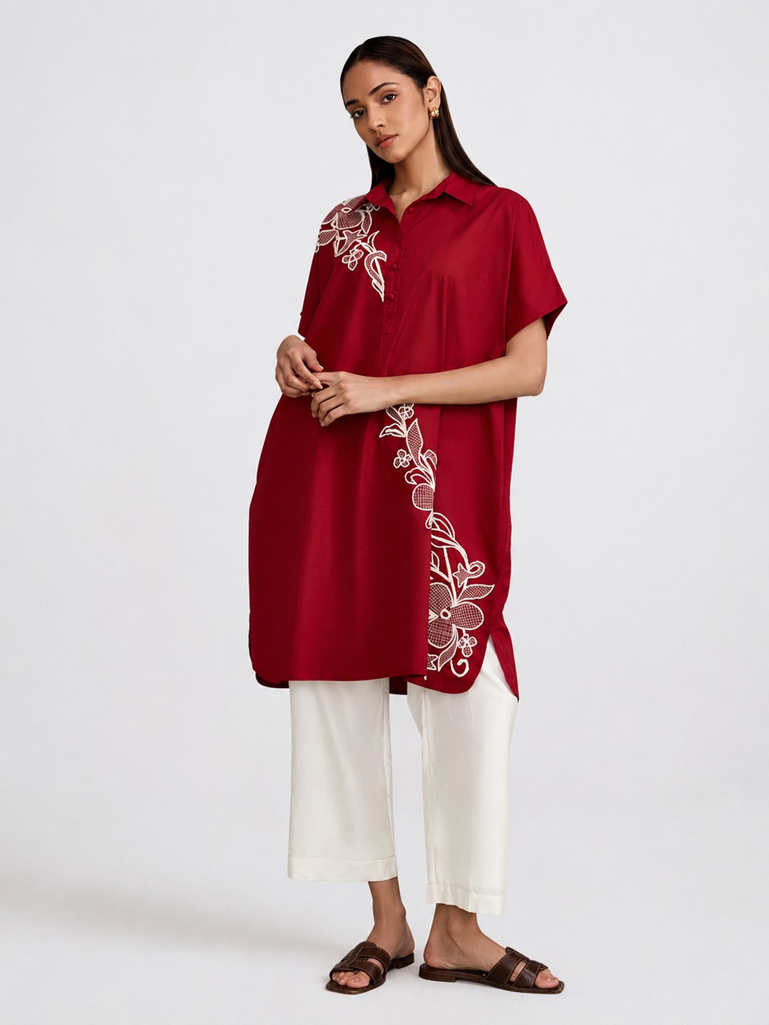Red Shirt Dress