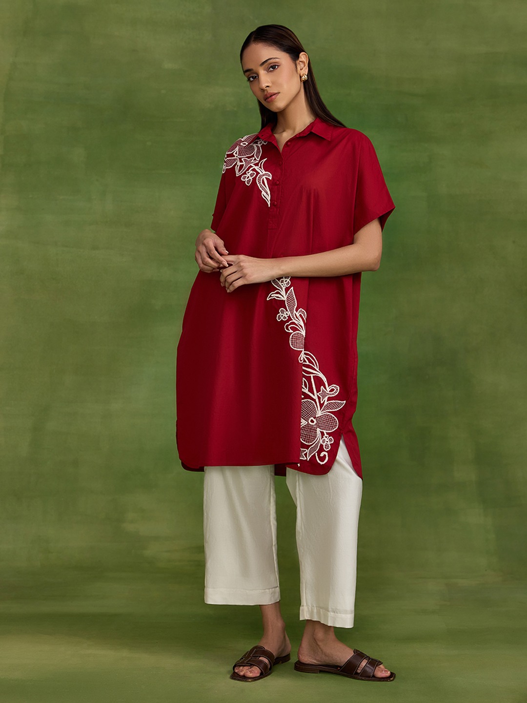Red Shirt Dress