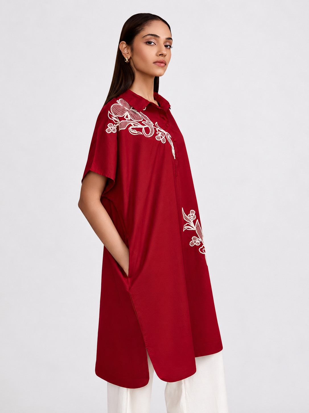 Red Shirt Dress