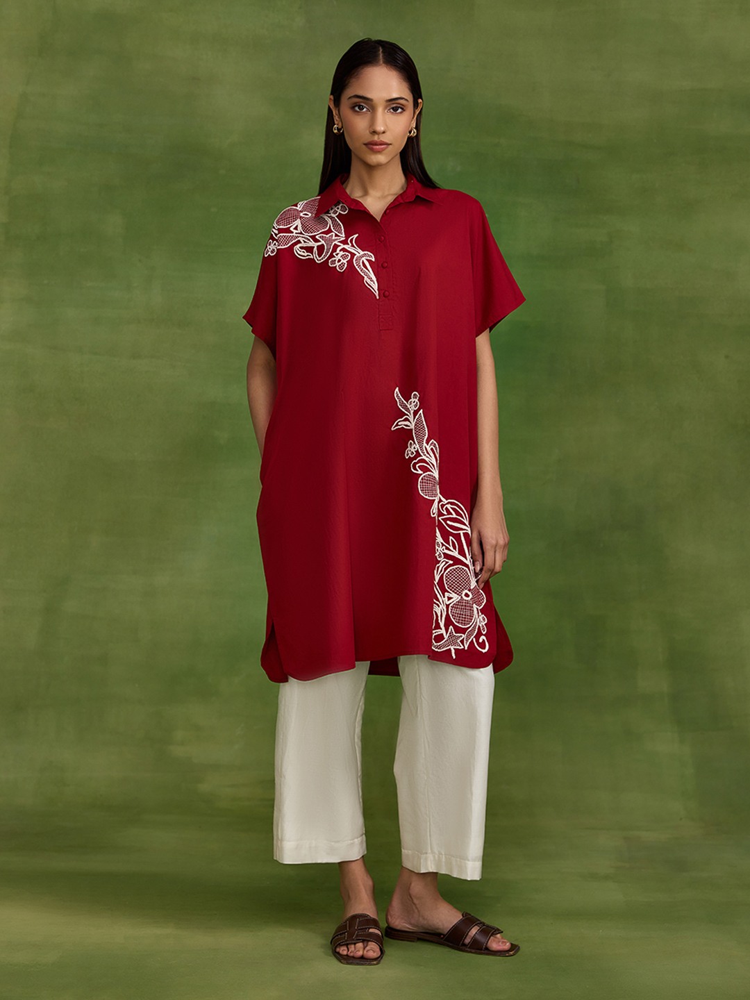 Red Shirt Dress