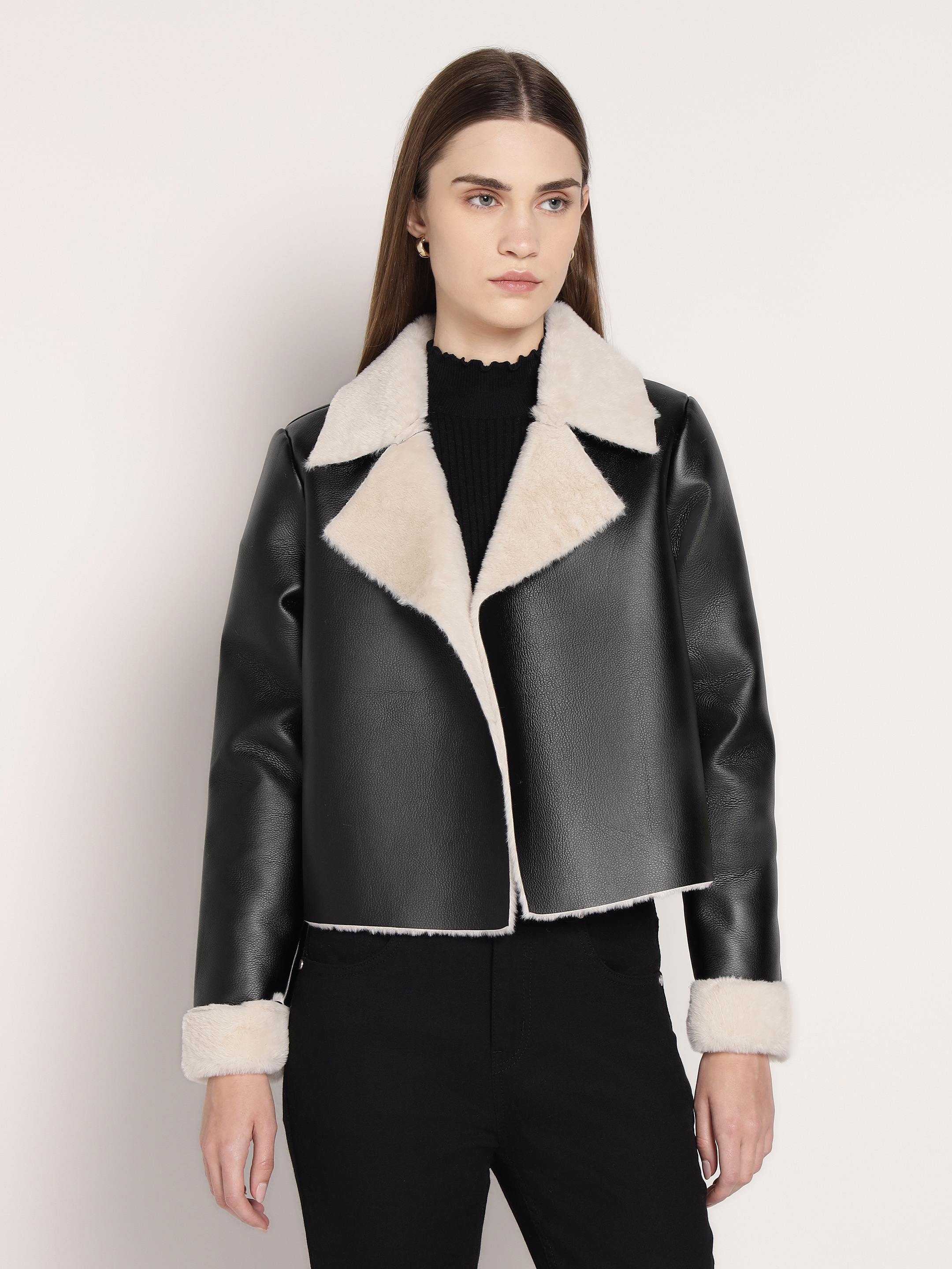Black Fur Shearling jacket