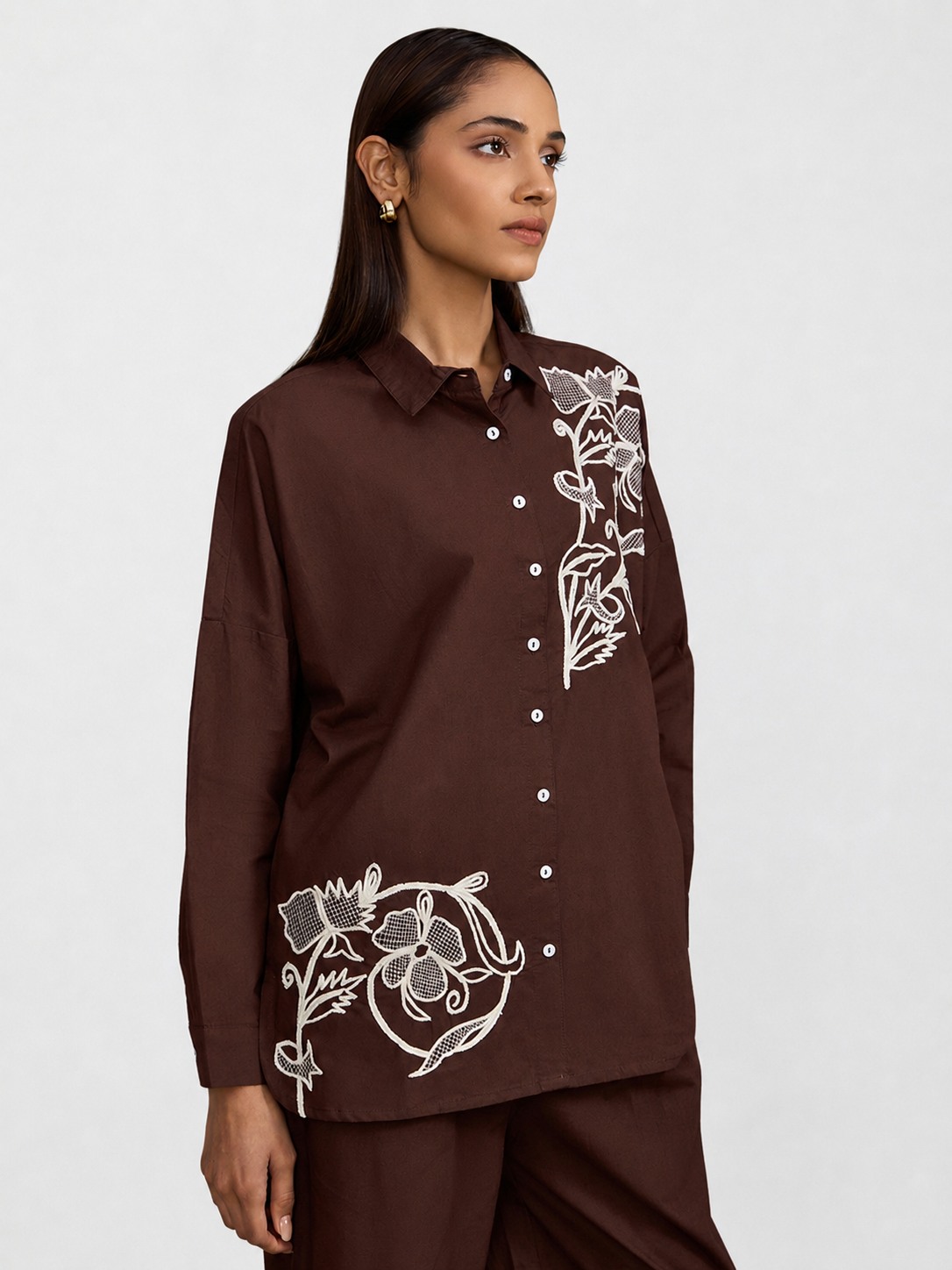 Brown Thread Work Shirt