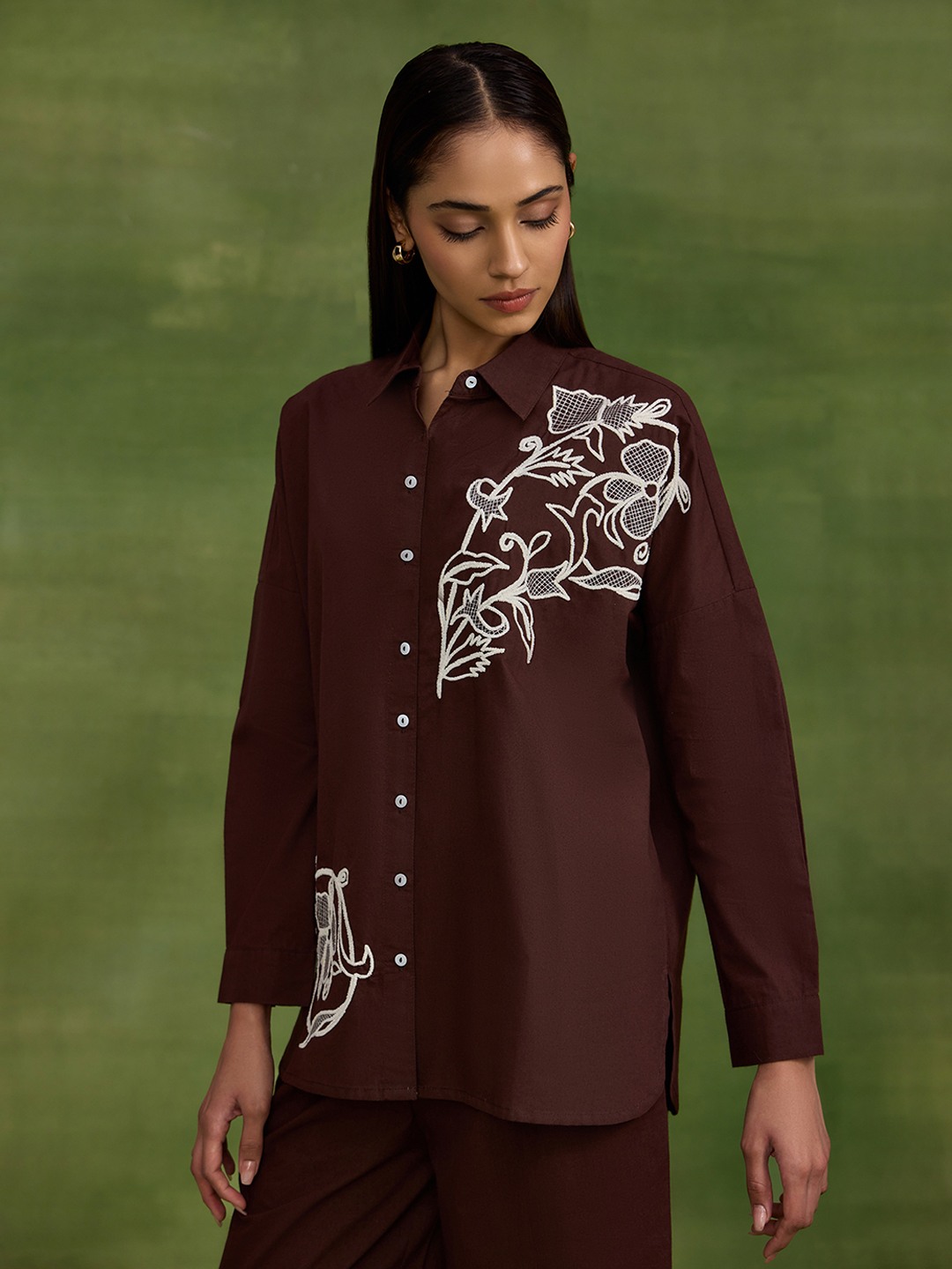 Brown Thread Work Shirt