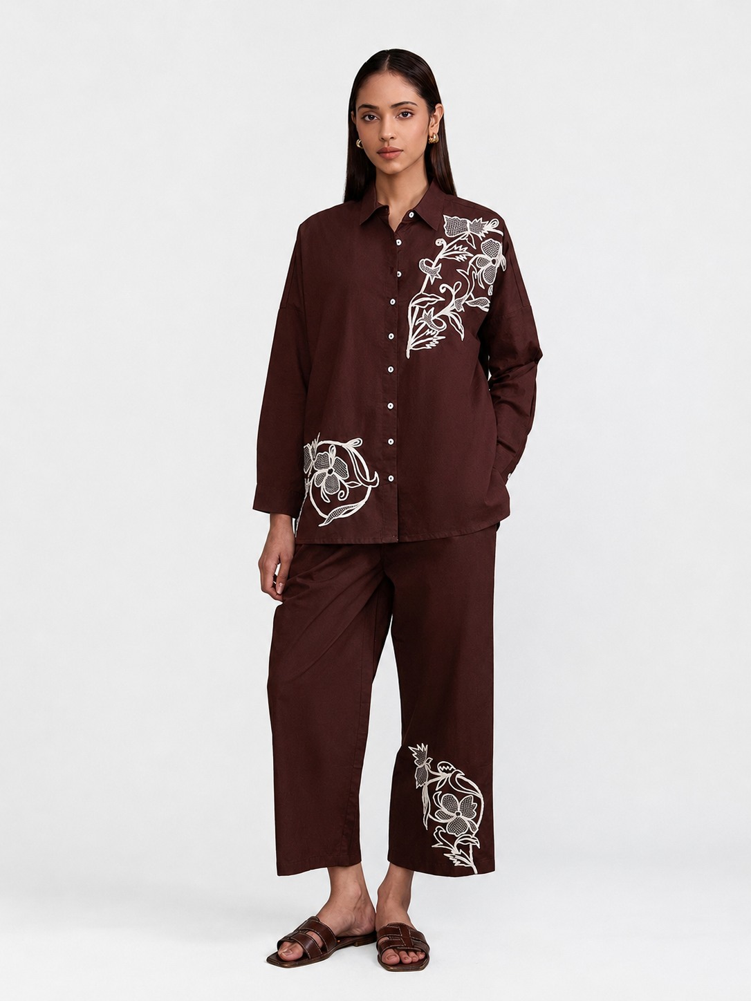 Brown Thread Work Shirt