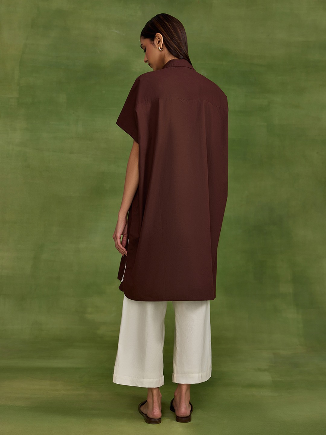 Brown Shirt Dress