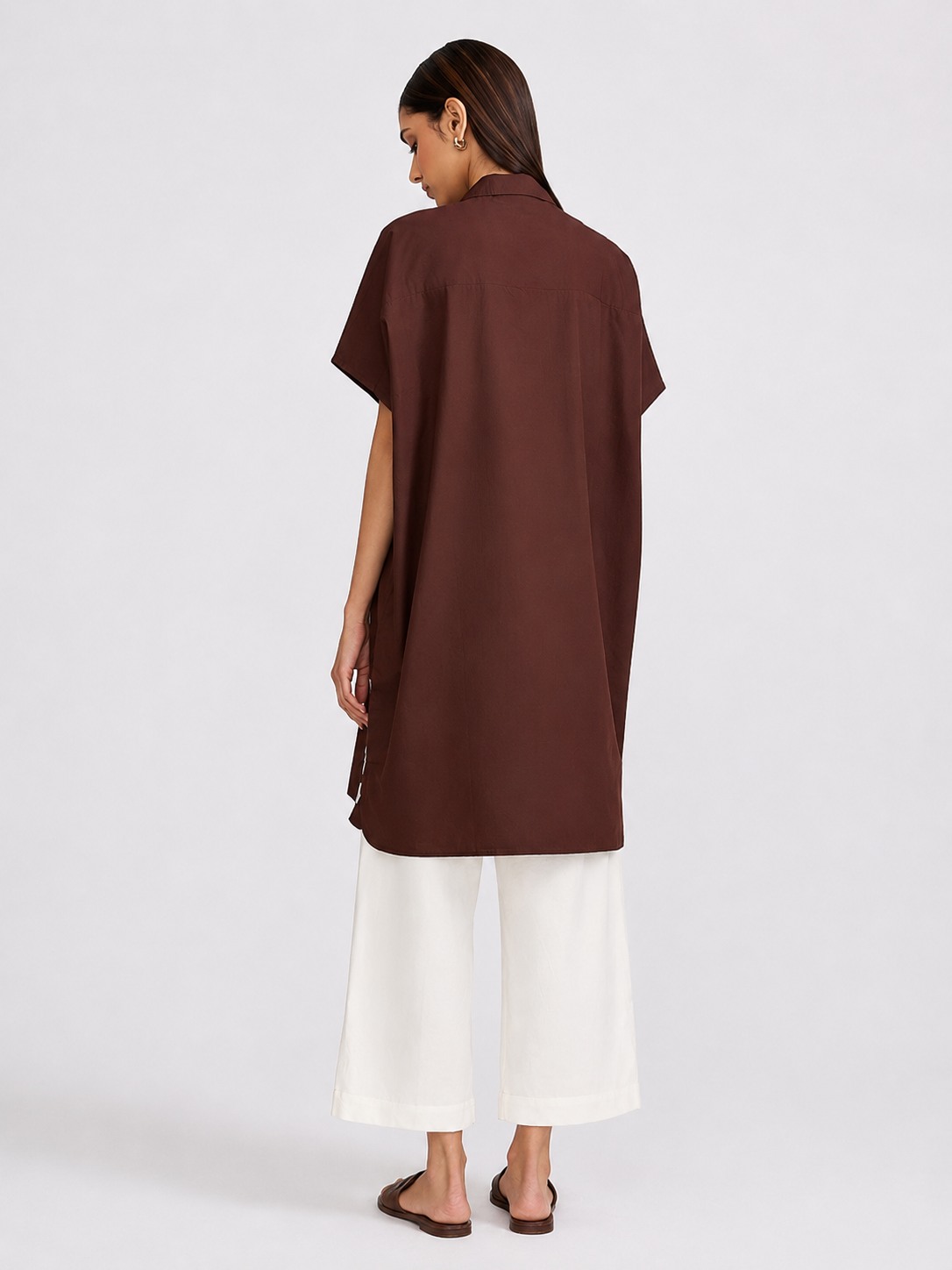 Brown Shirt Dress