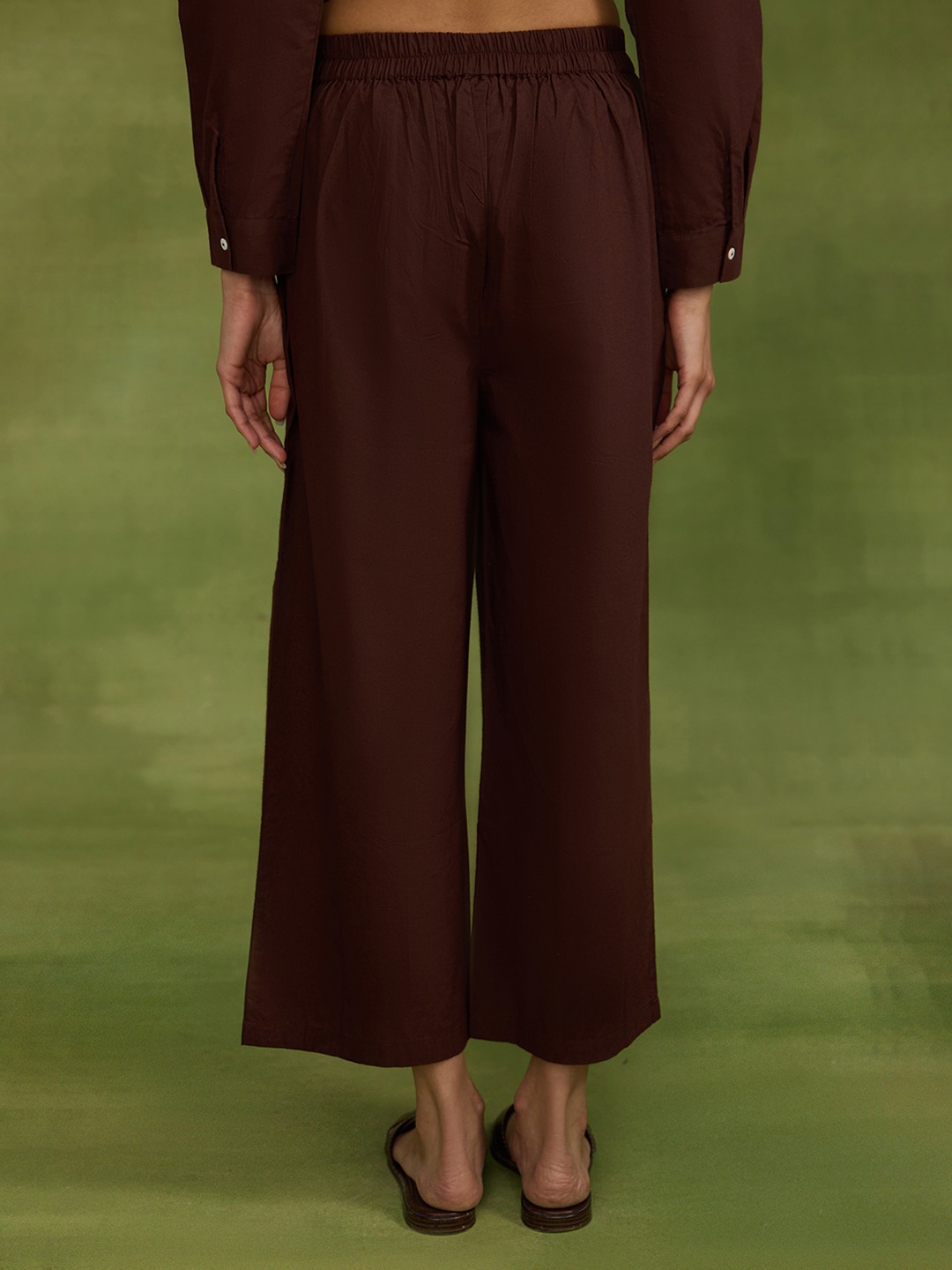 Brown Thread Work Trouser