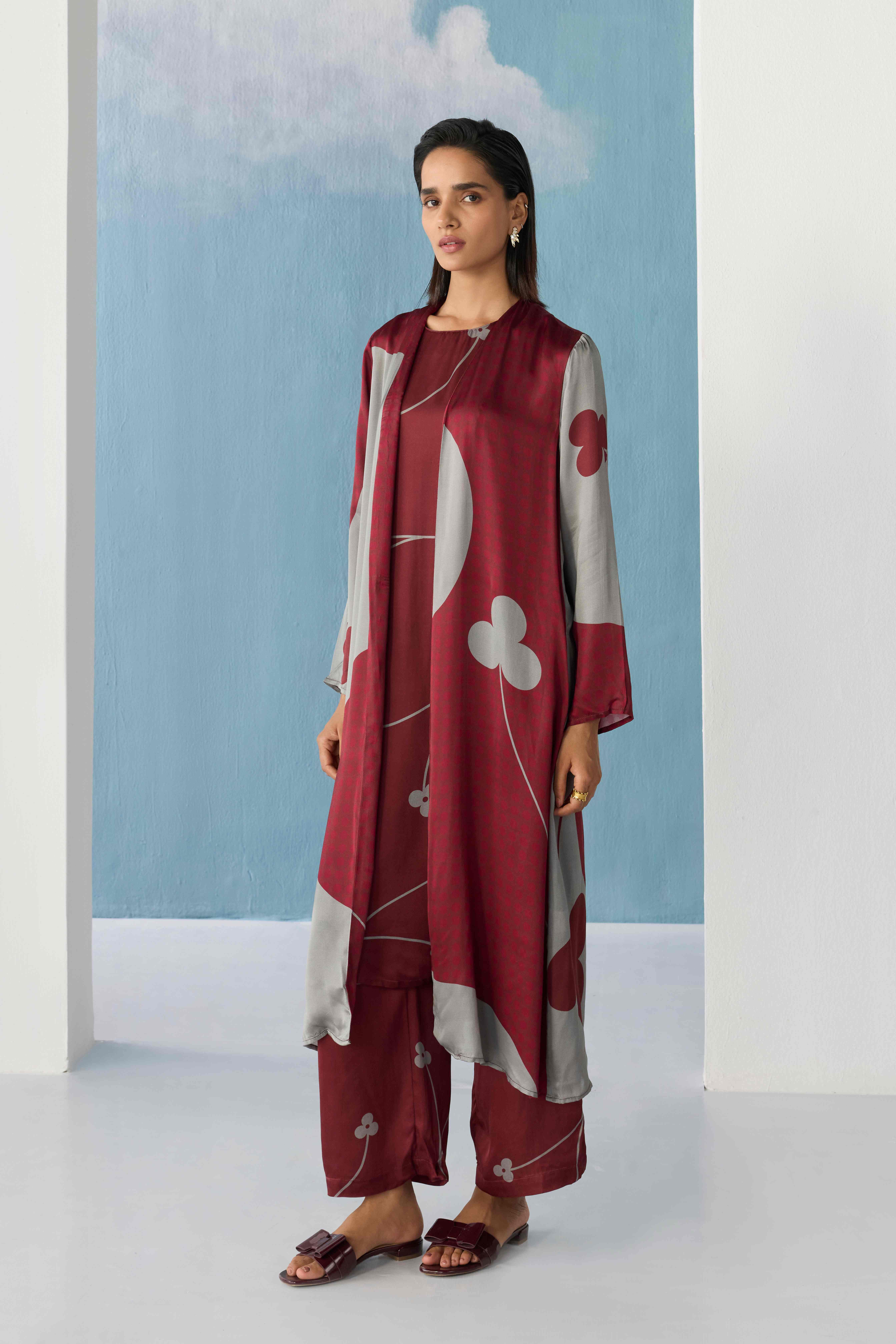 Crimson Wine Trousers