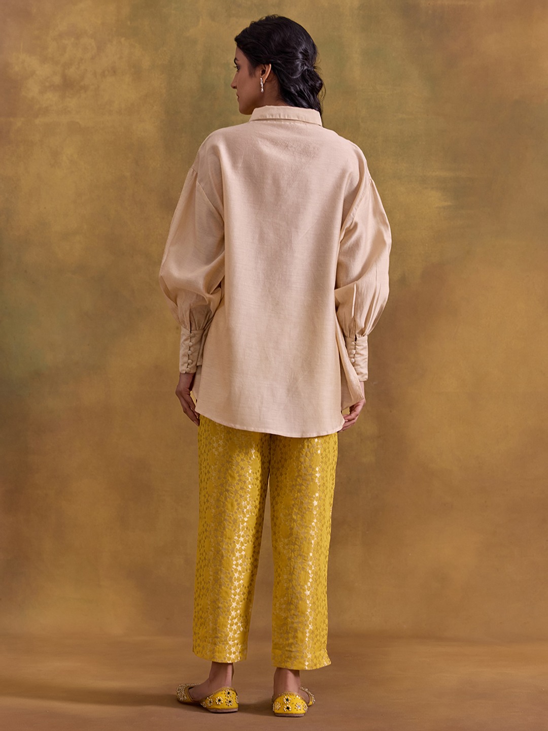 Golden Oversized Shirt