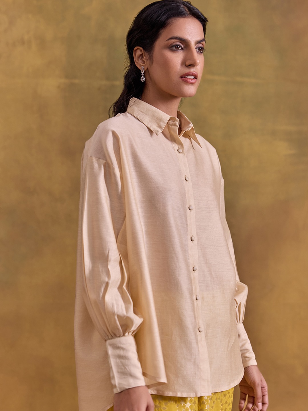 Golden Oversized Shirt