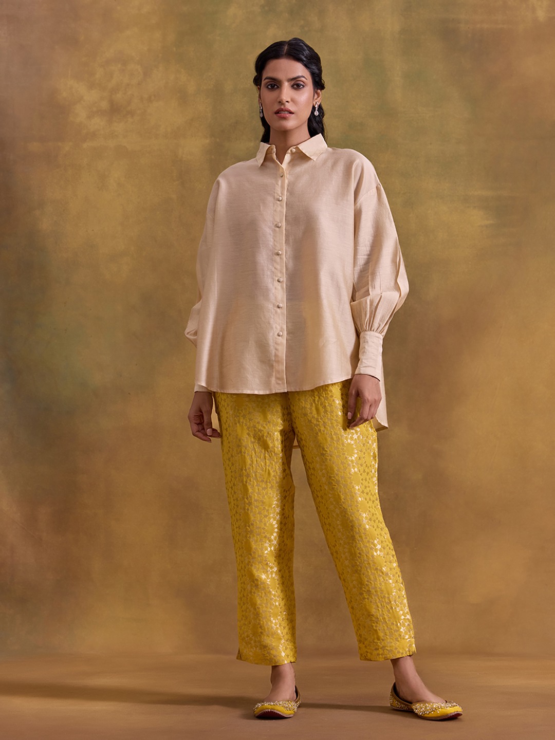 Golden Oversized Shirt