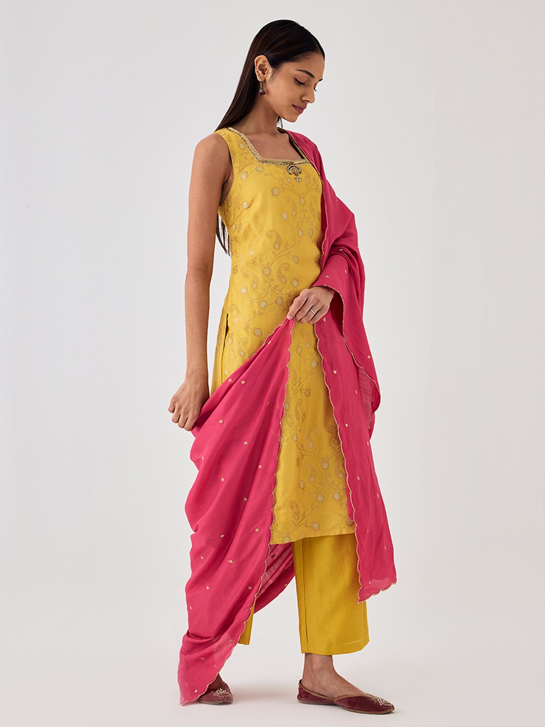 Kaashi Yellow Kurta