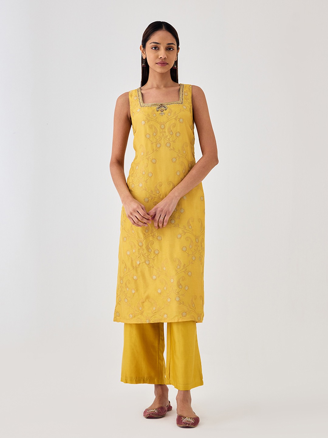 Kaashi Yellow Trouser