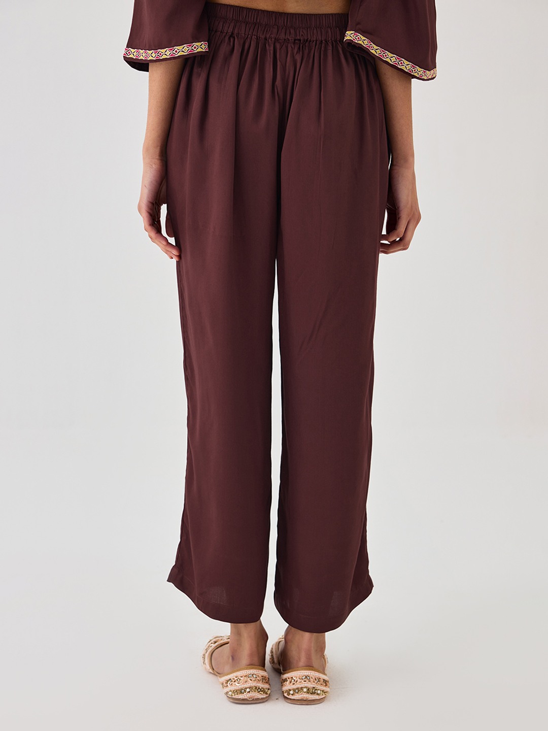 Brown Straight Trouser