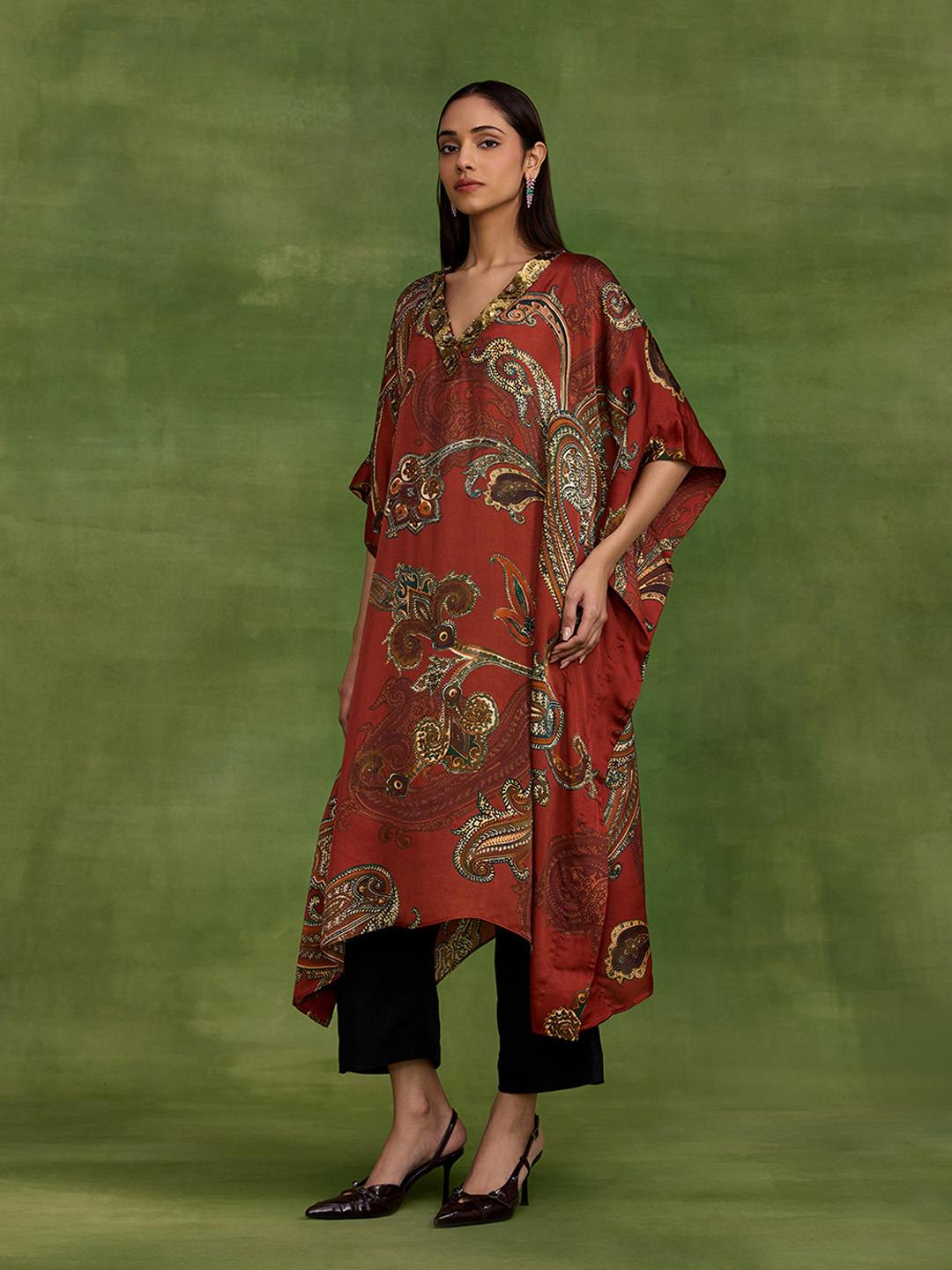 Ambi Paisley Kaftan