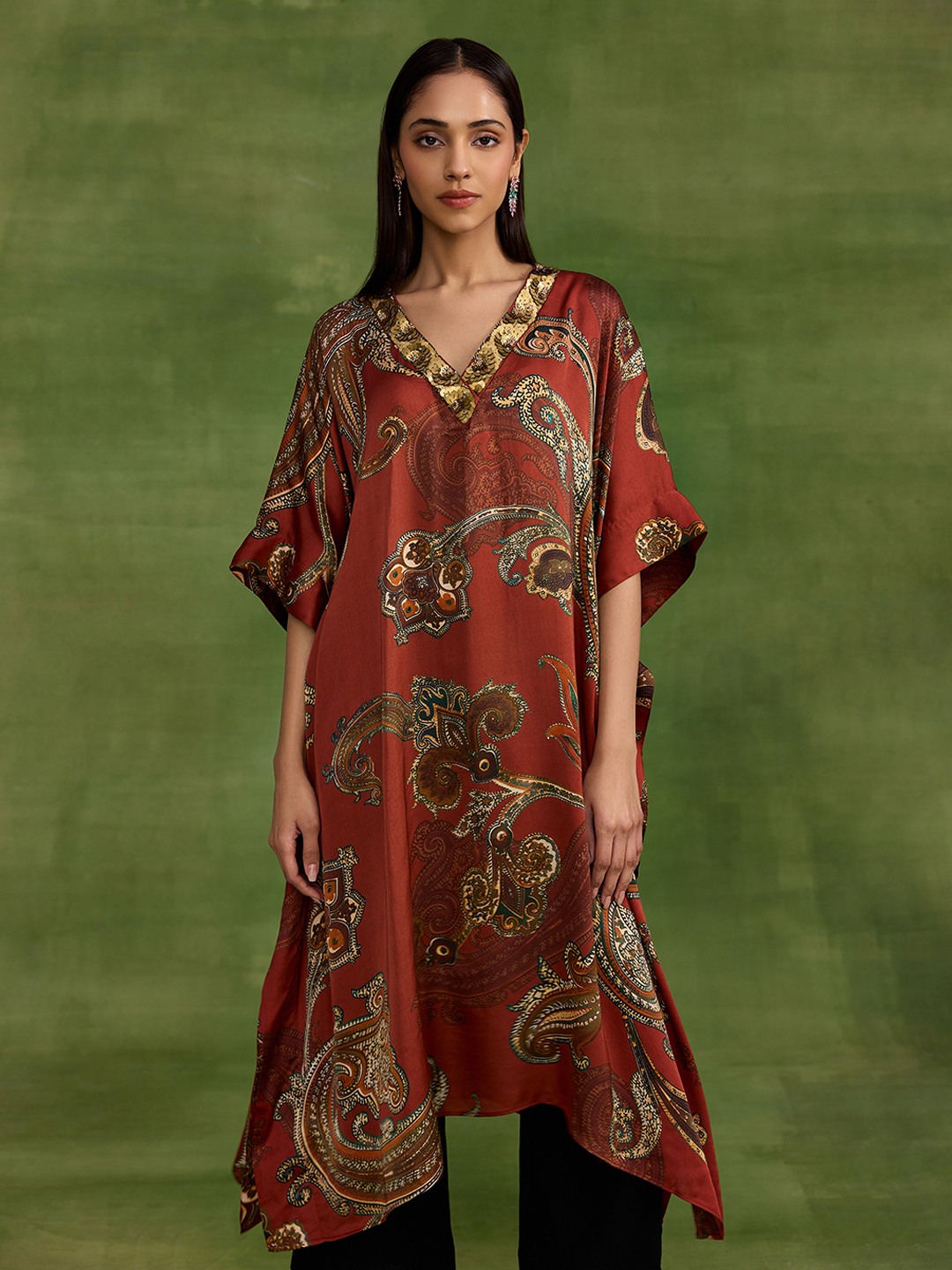 Ambi Paisley Kaftan