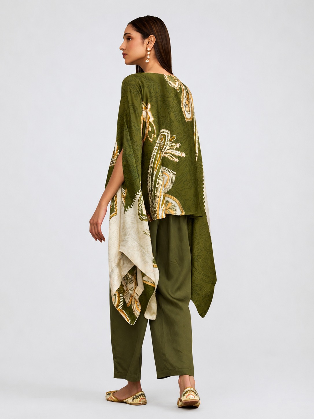 Ambi Paisley Green Top