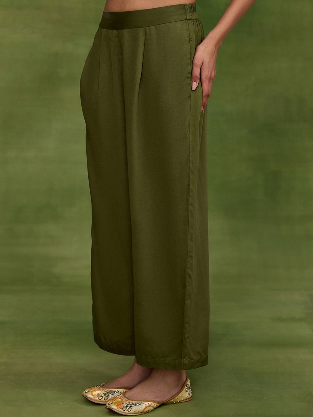 Olive Green Trouser