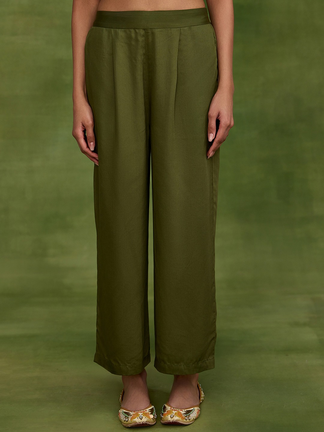 Olive Green Trouser