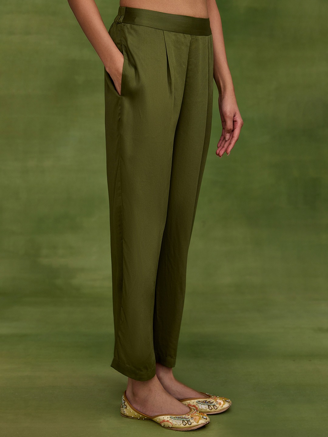 Olive Green Trouser