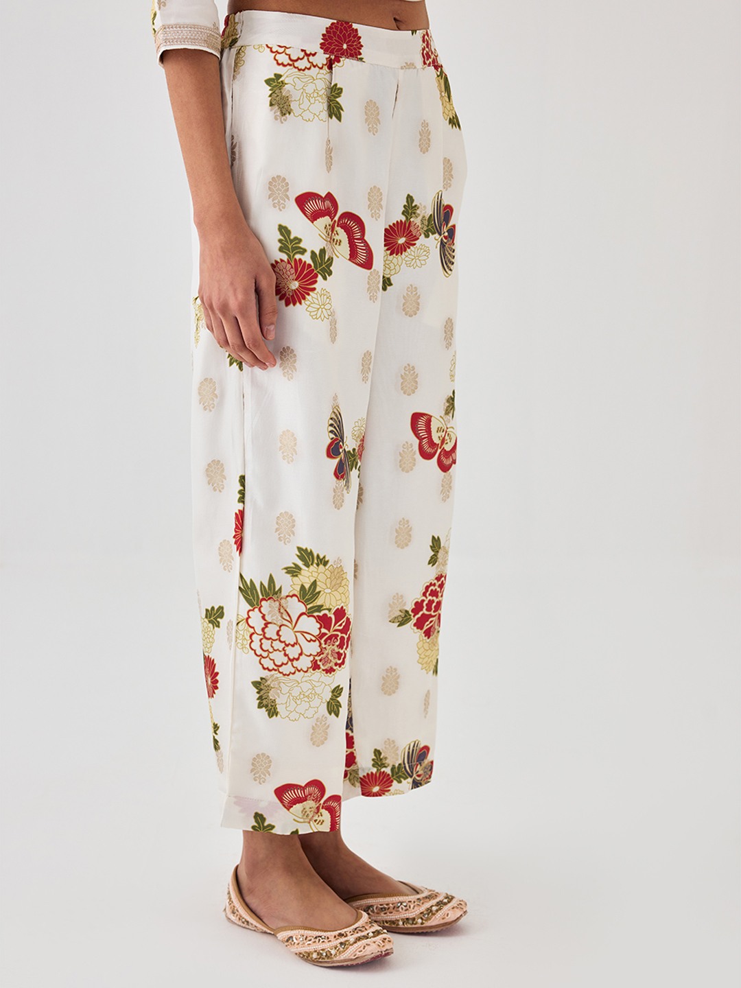 Ivory Straight Trouser