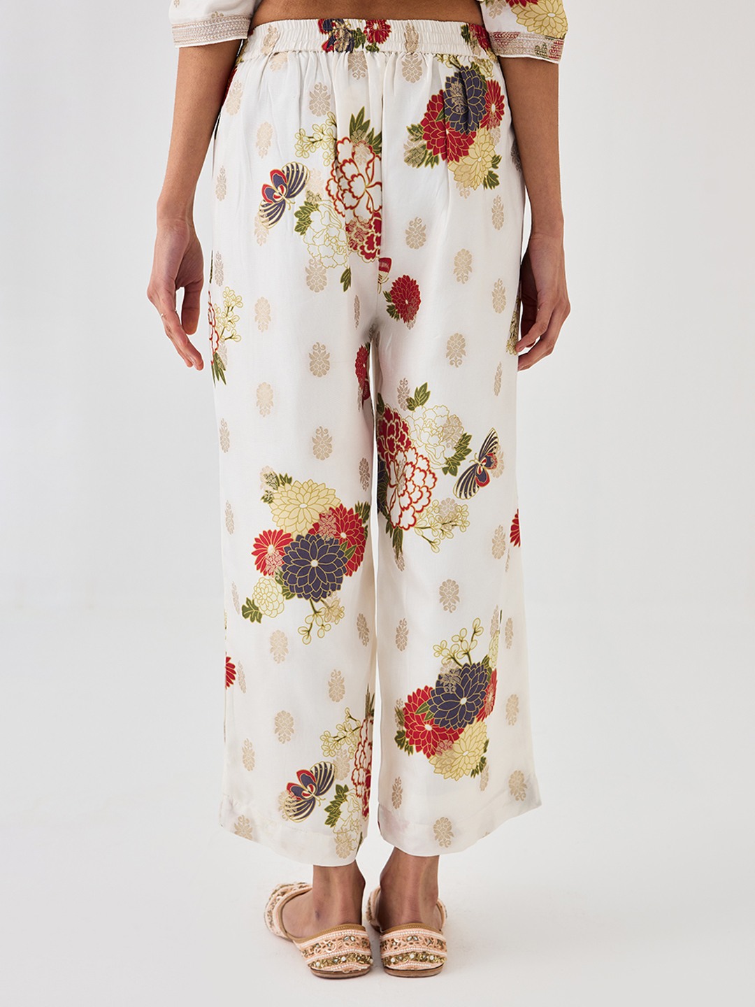 Ivory Straight Trouser
