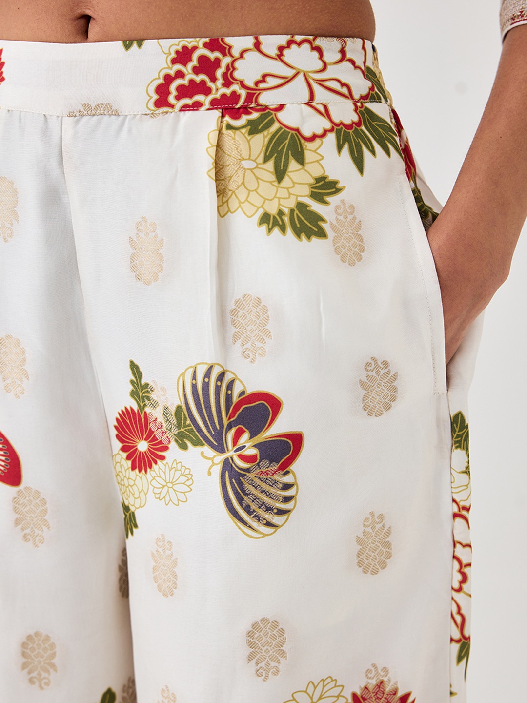 Ivory Straight Trouser