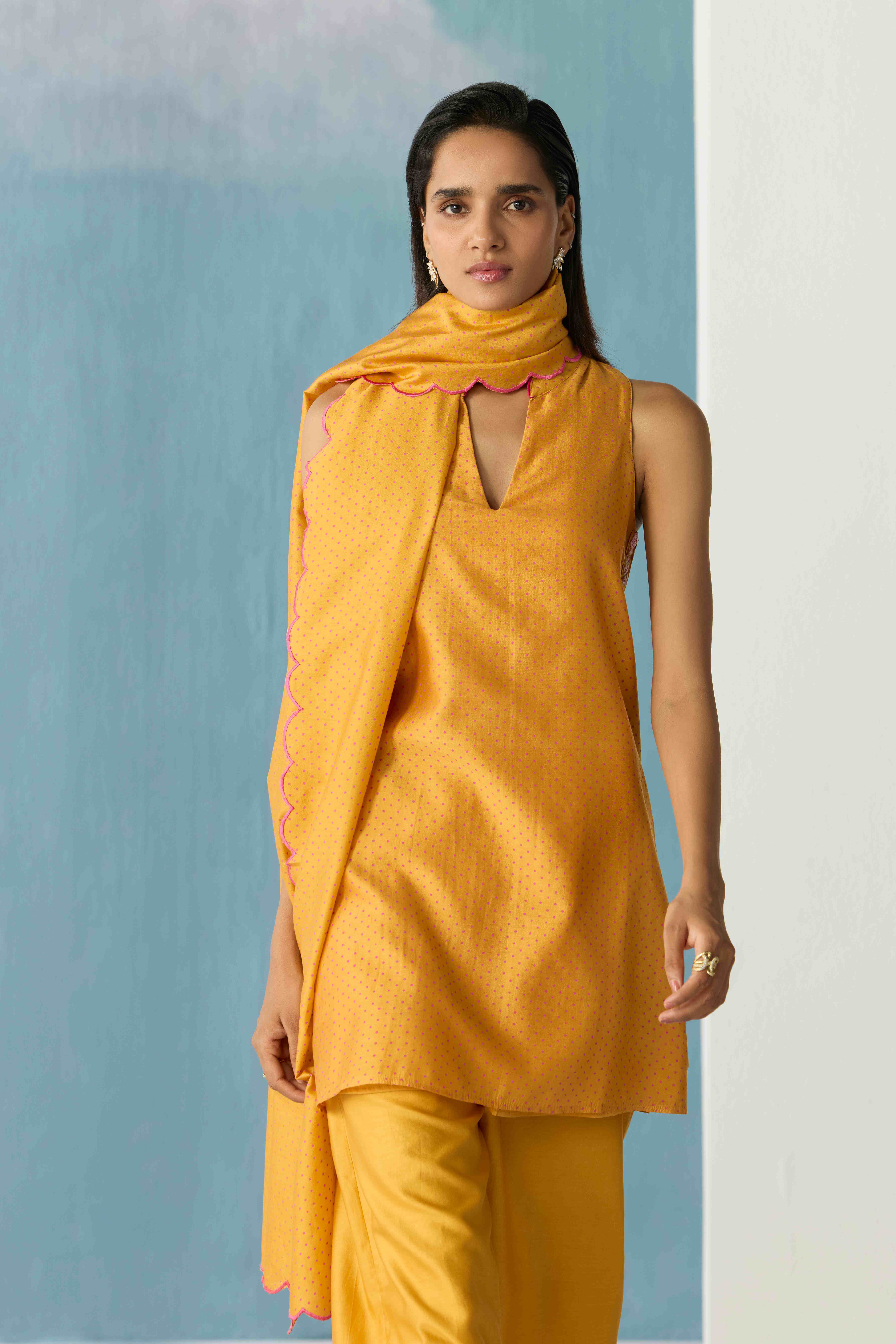 Mustard Gold Rosa Top
