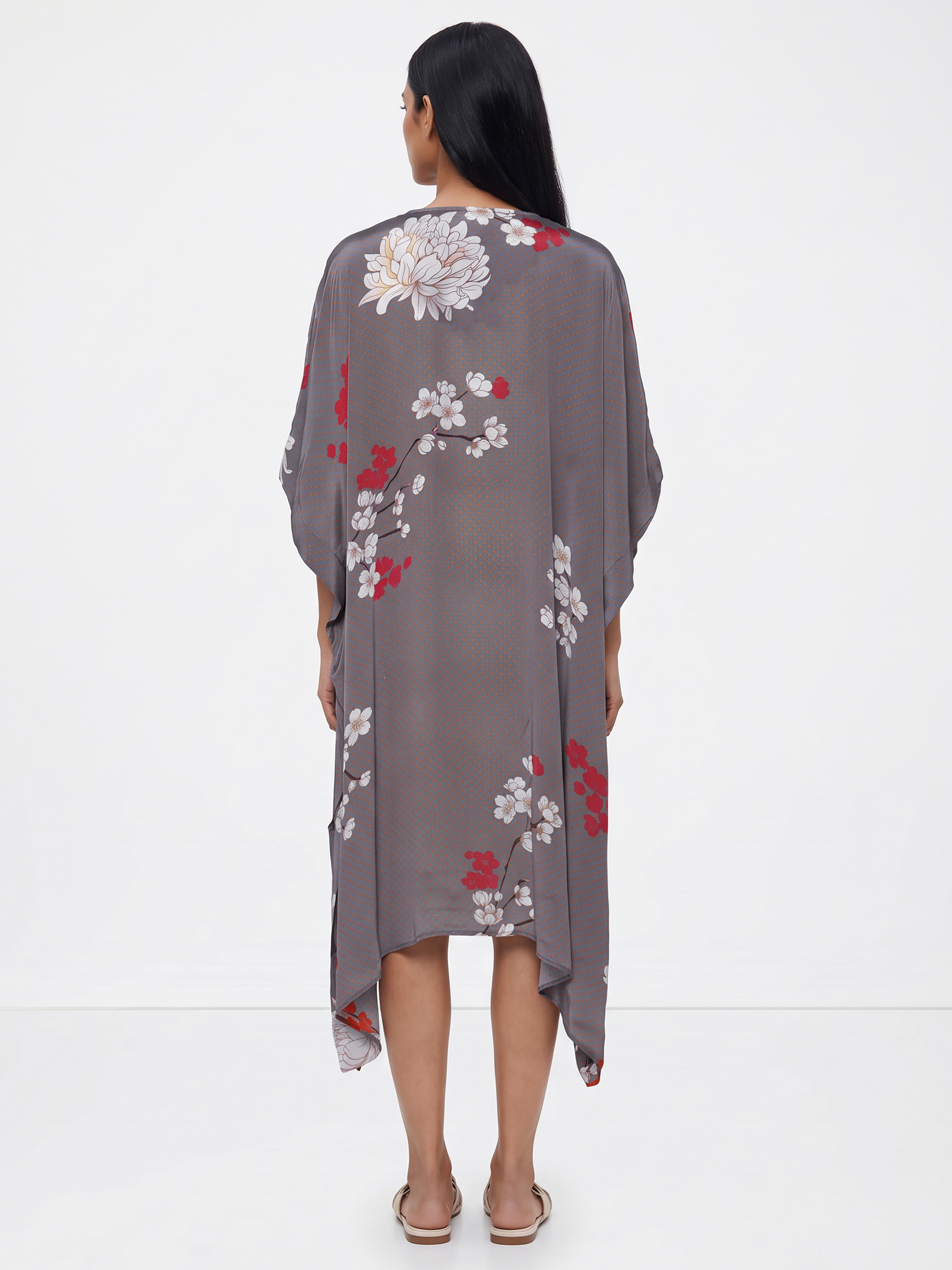 Grey Printed Kurta