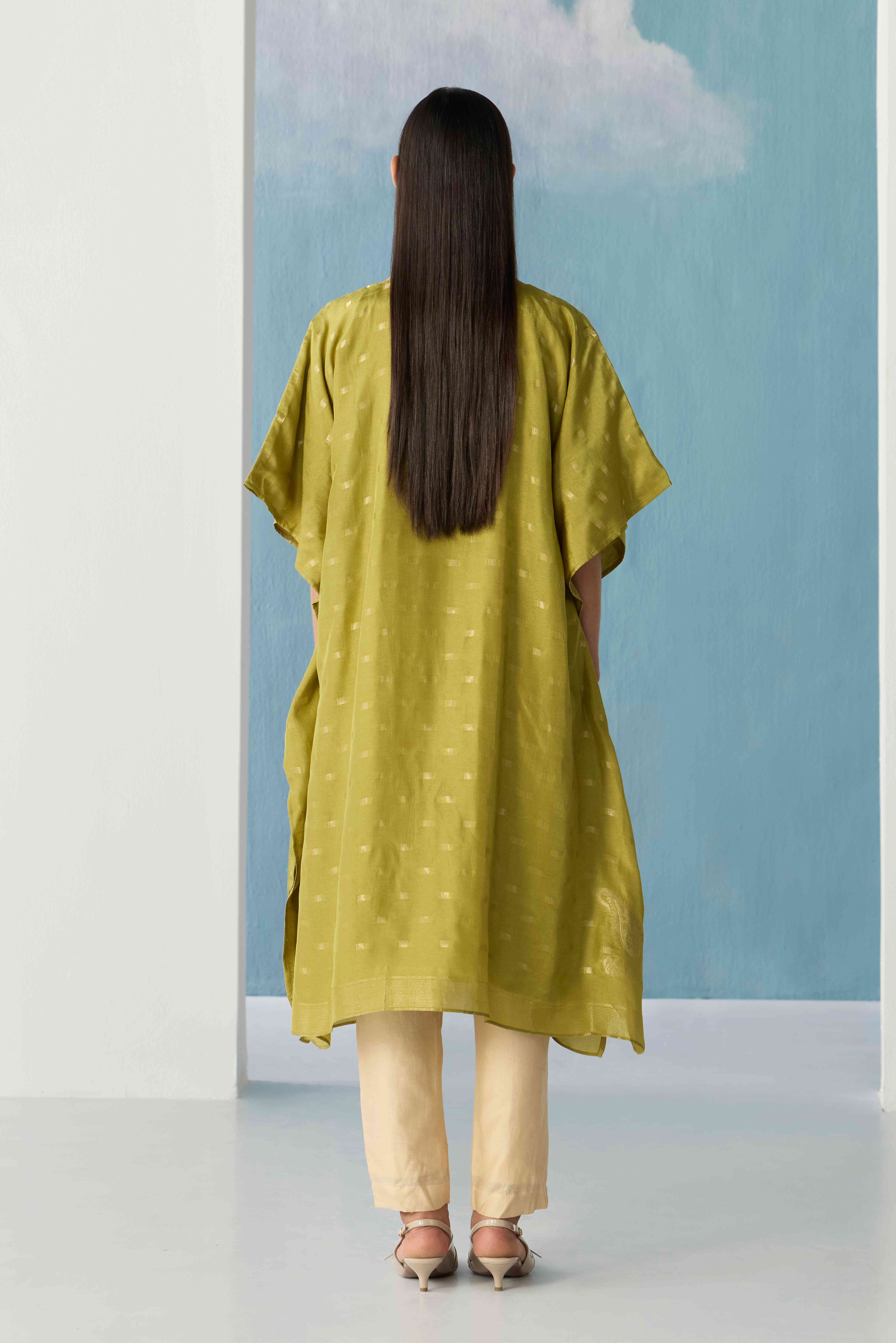 Moss Banaras kurta