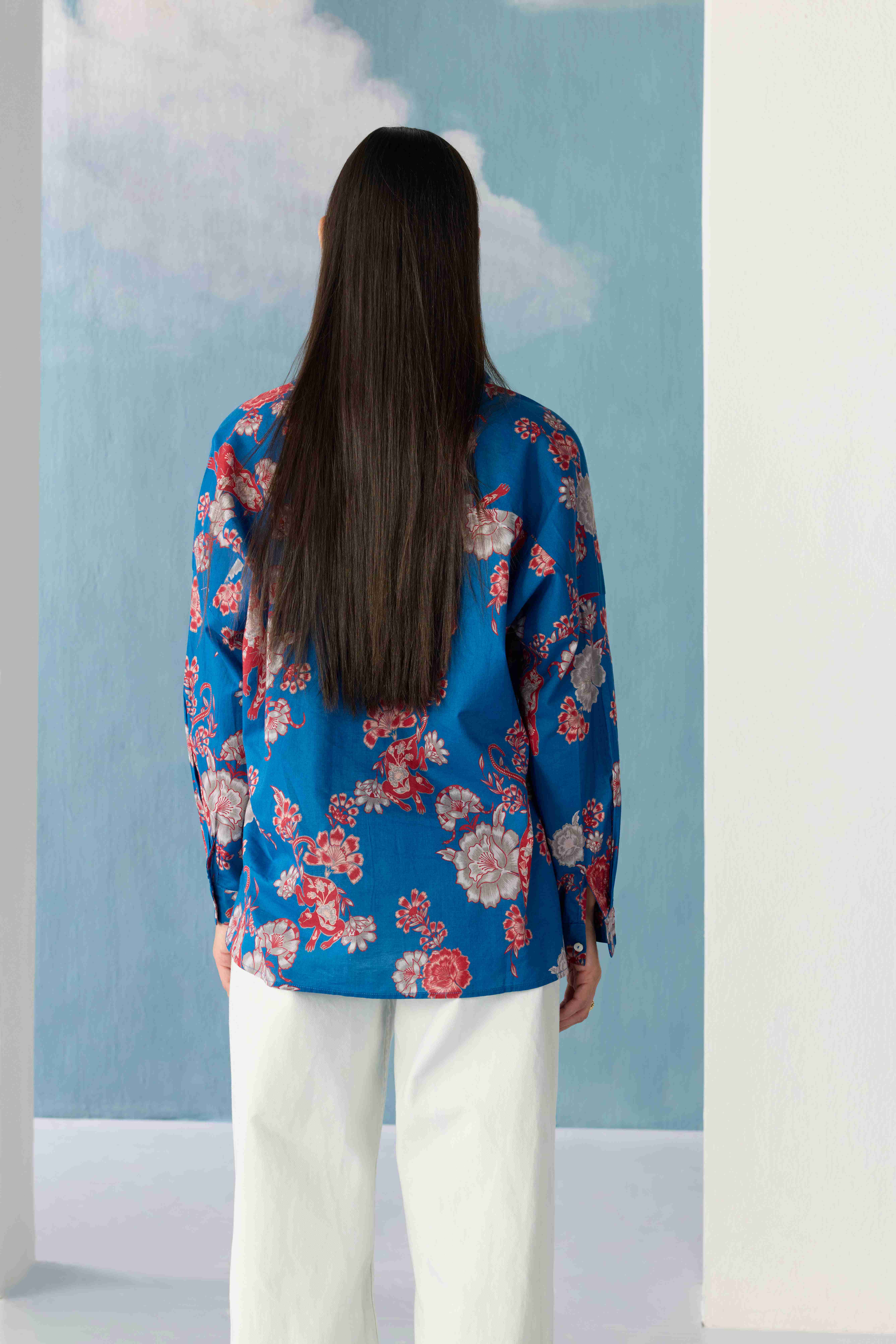 cobalt bloom shirt