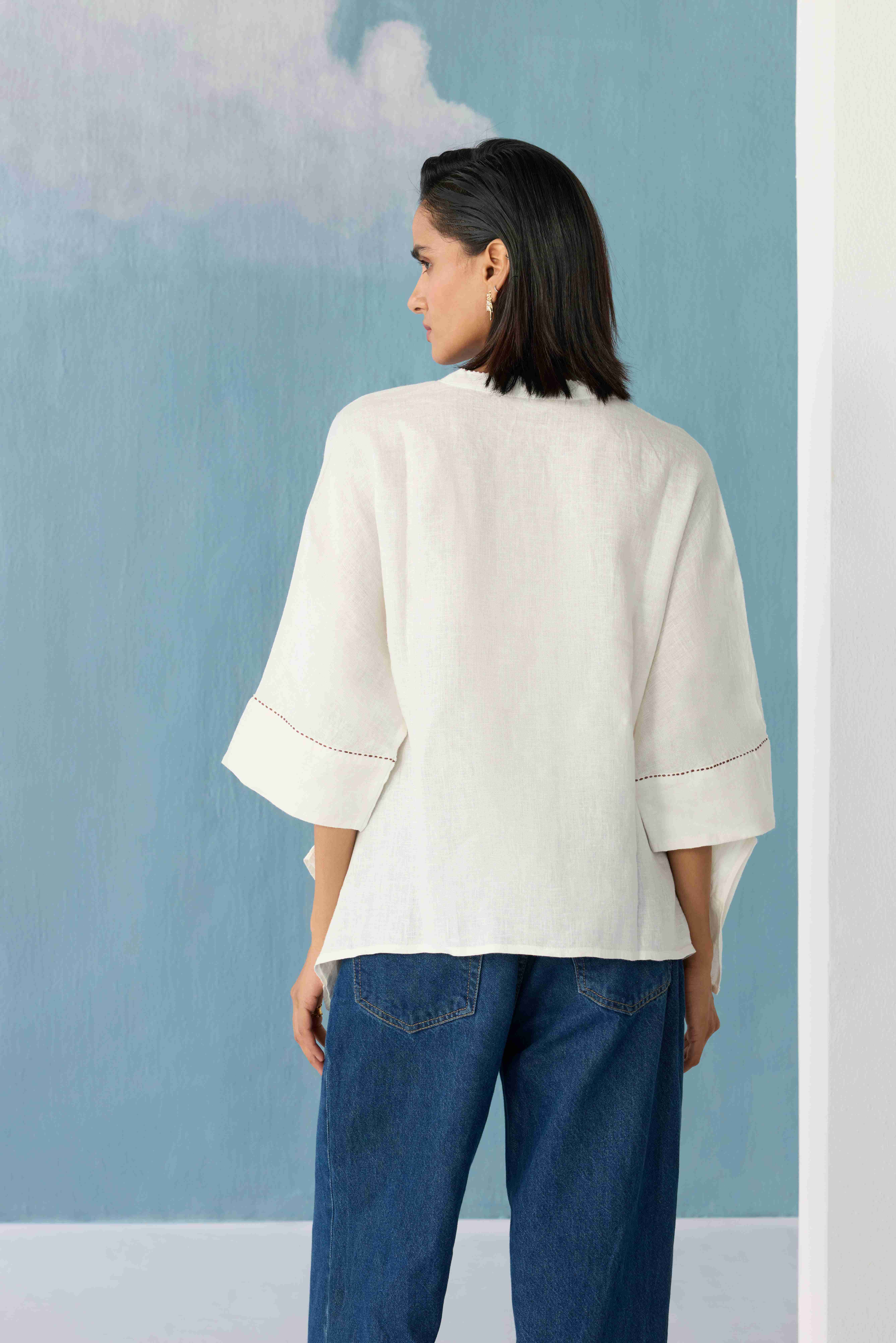ivory Printed shirt