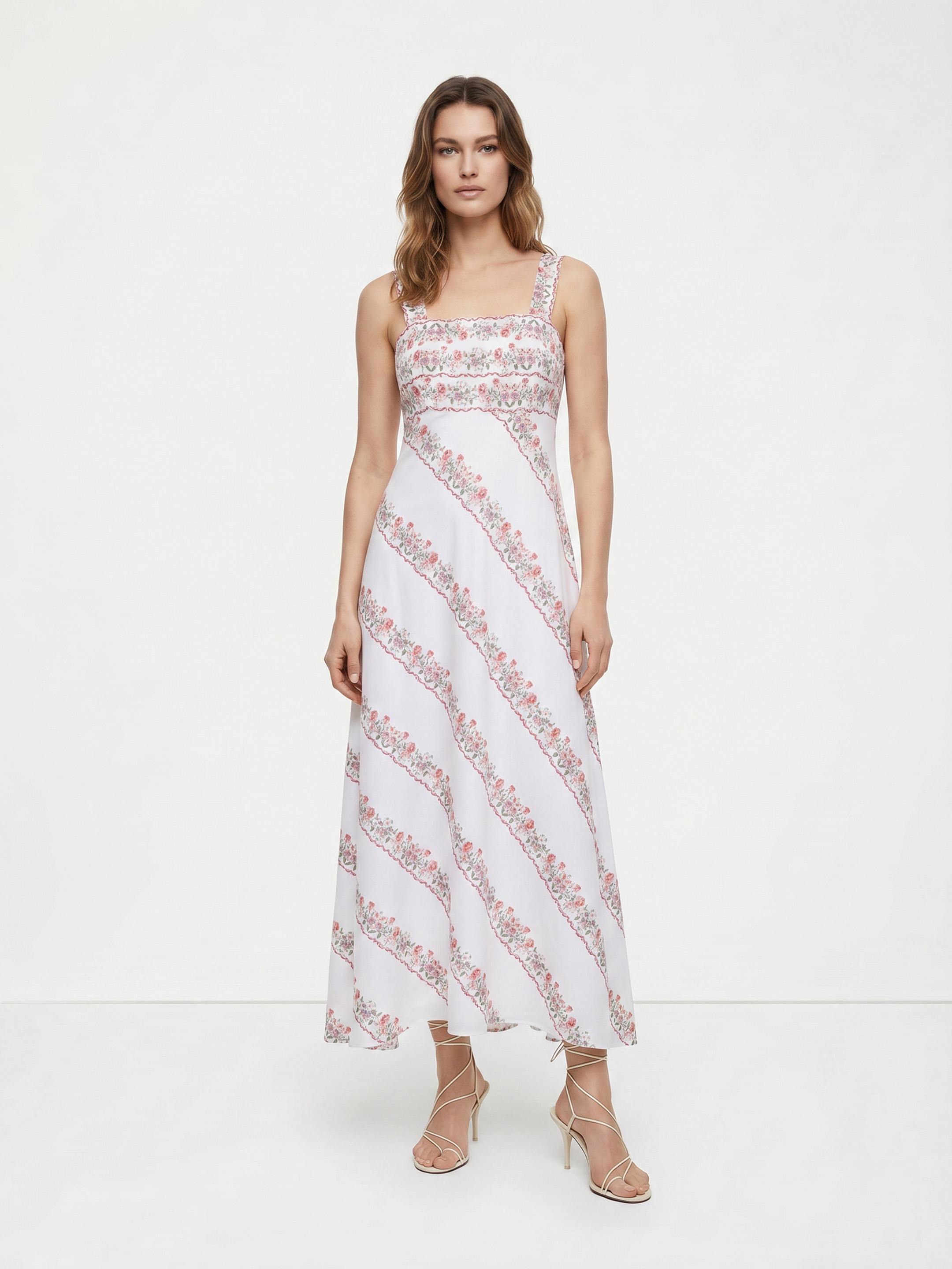 fitted pink maxi dress Strapless Pink Fitted Ruffle Dress – Ohmollydress