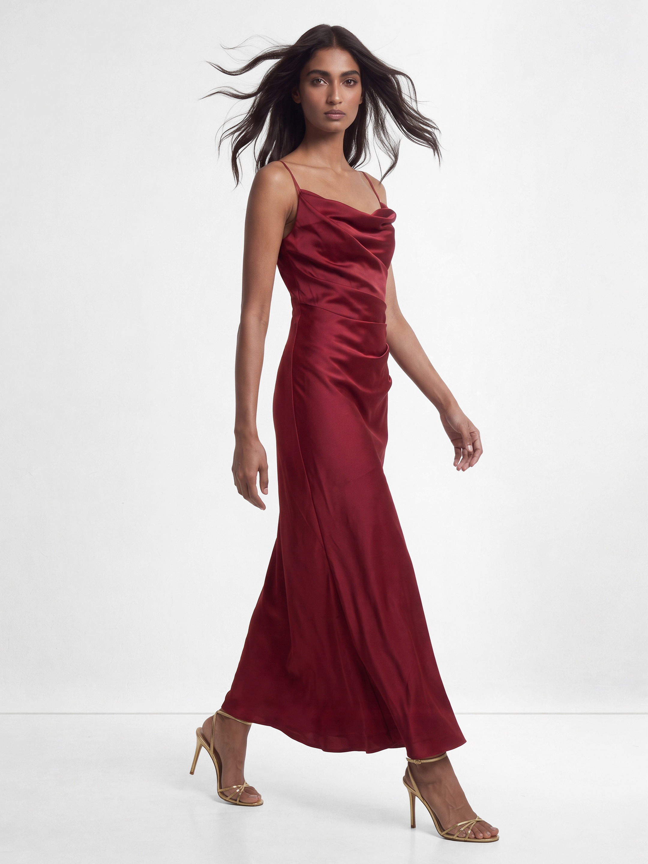 Nicia Satin Dress