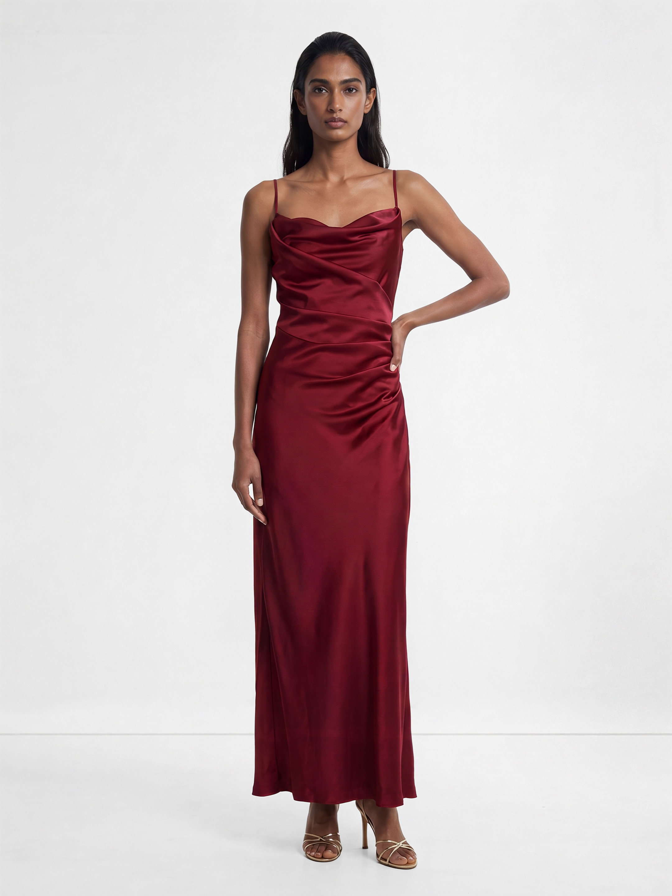 Nicia Satin Dress