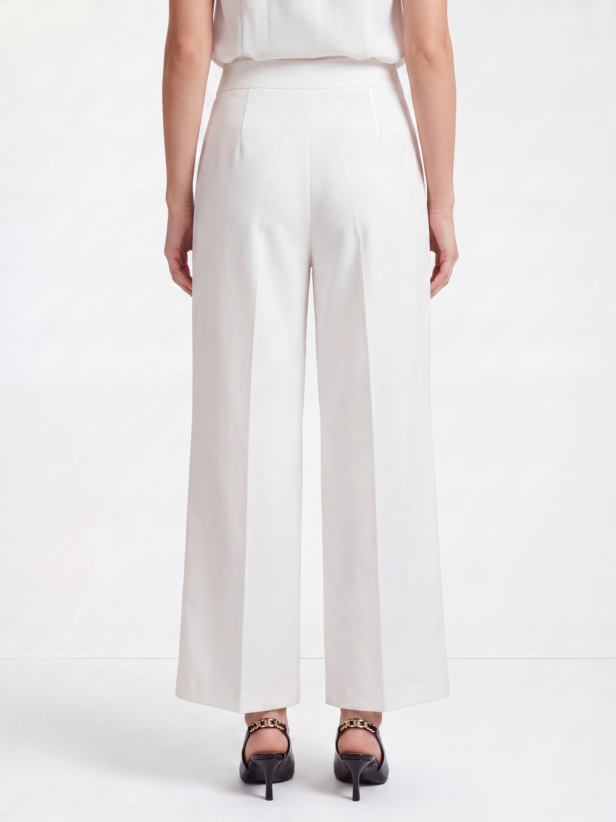 Hana White Trouser