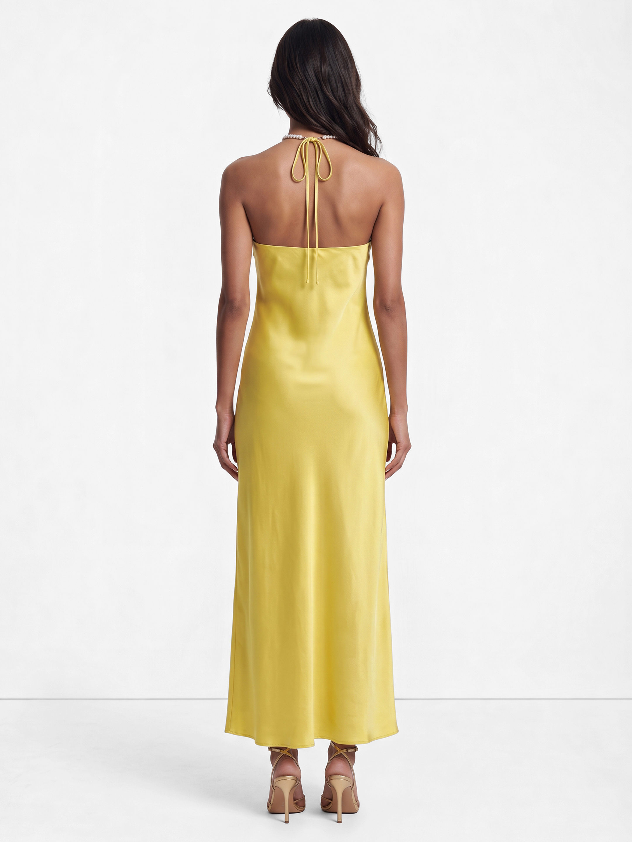 Sofie Lime maxi Dress