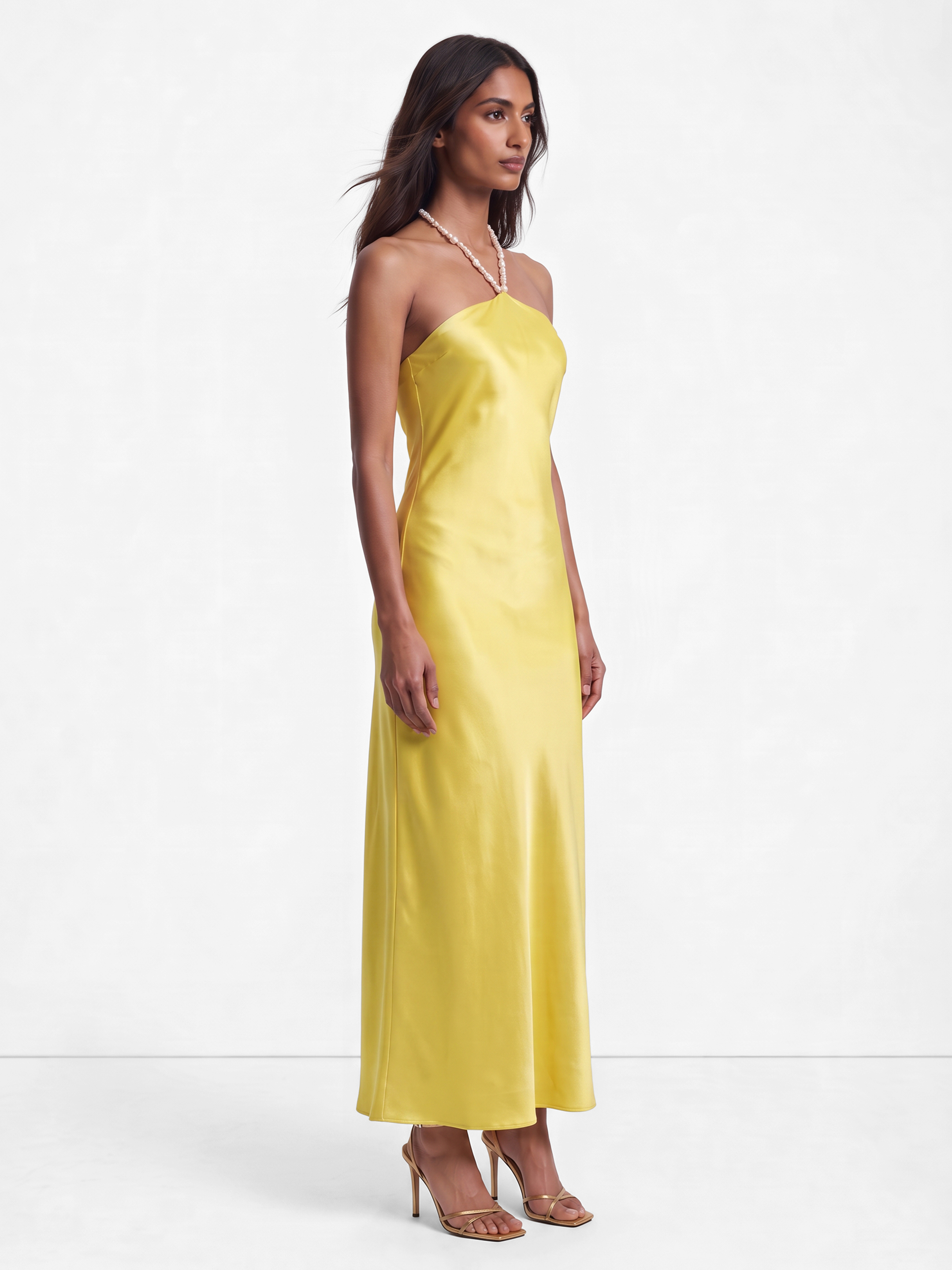 Sofie Lime maxi Dress