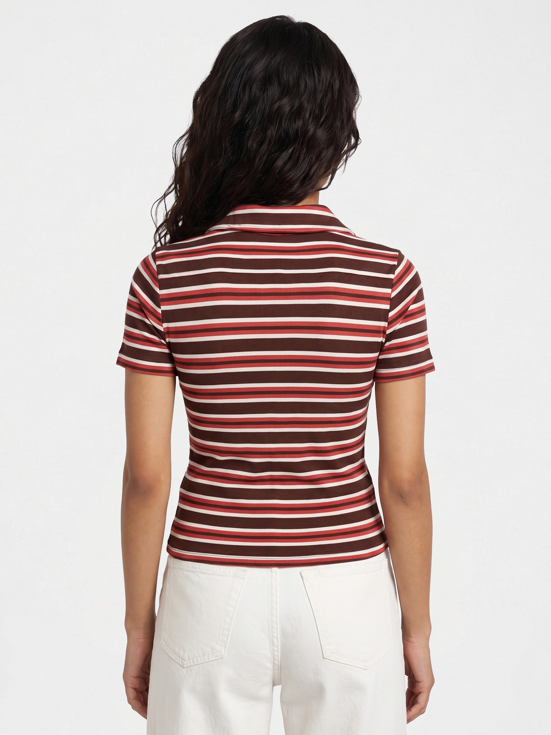 Evonie Striped Top