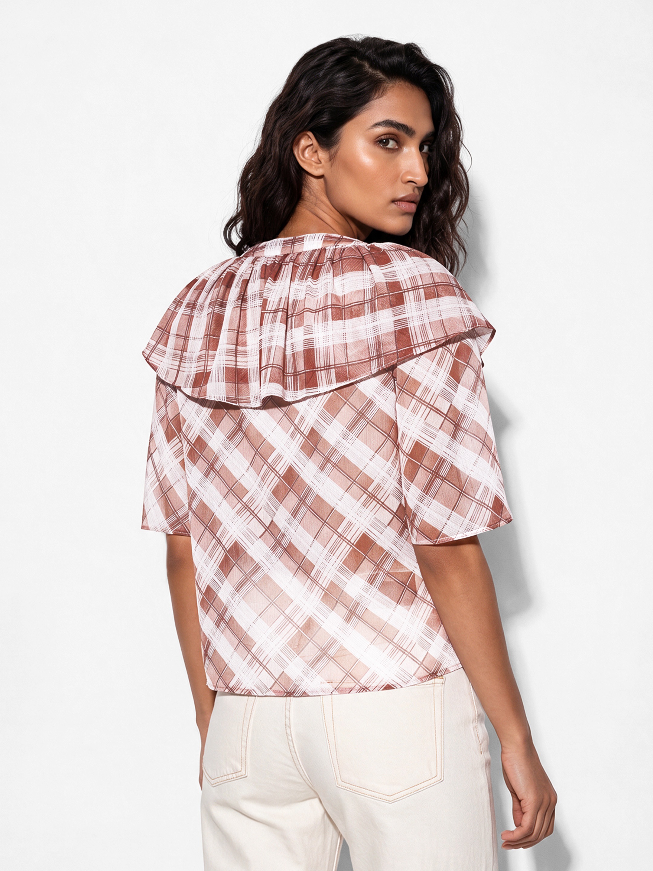 Tazia Ruffule Top