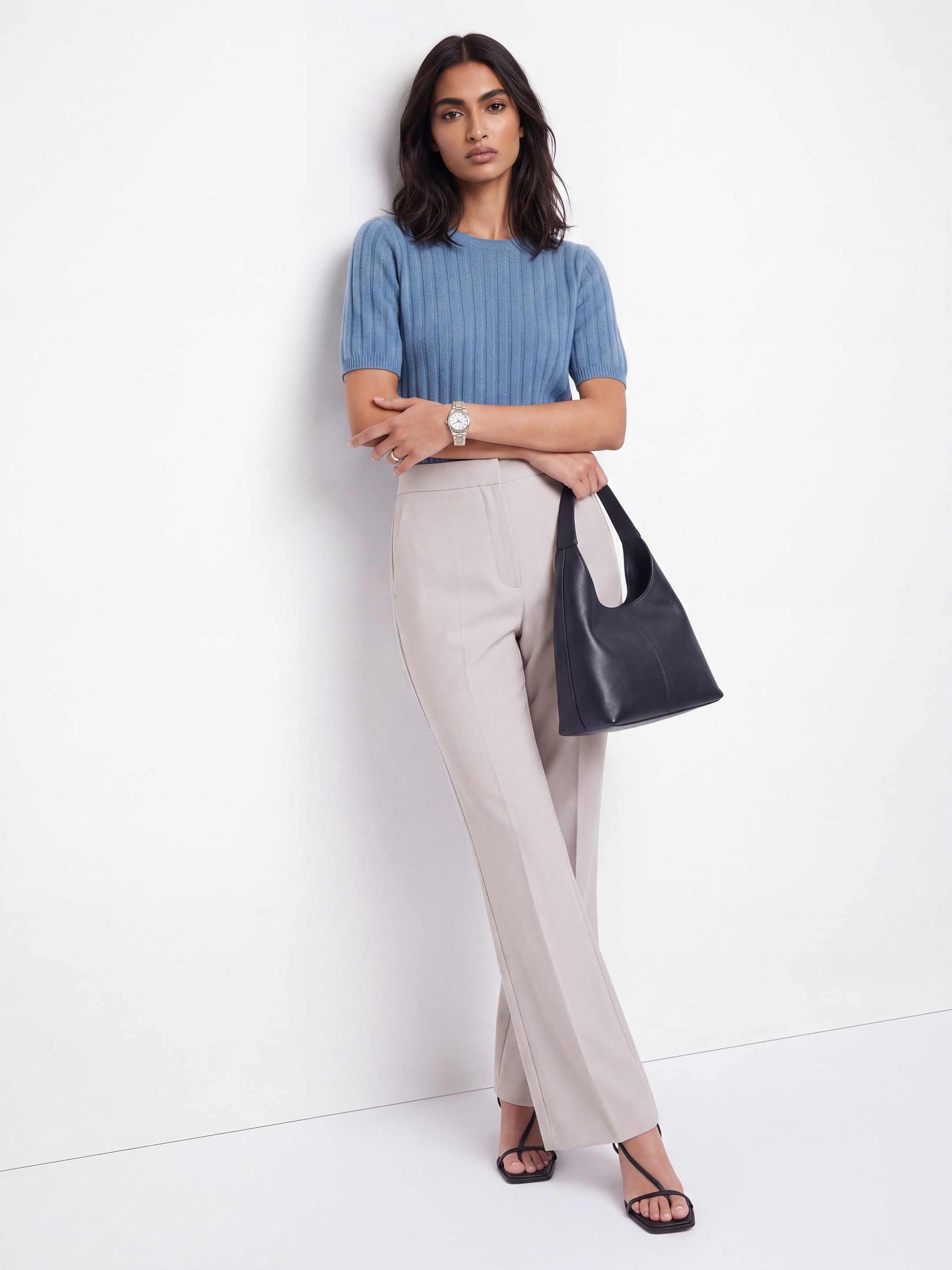 Basile Grey  Trouser