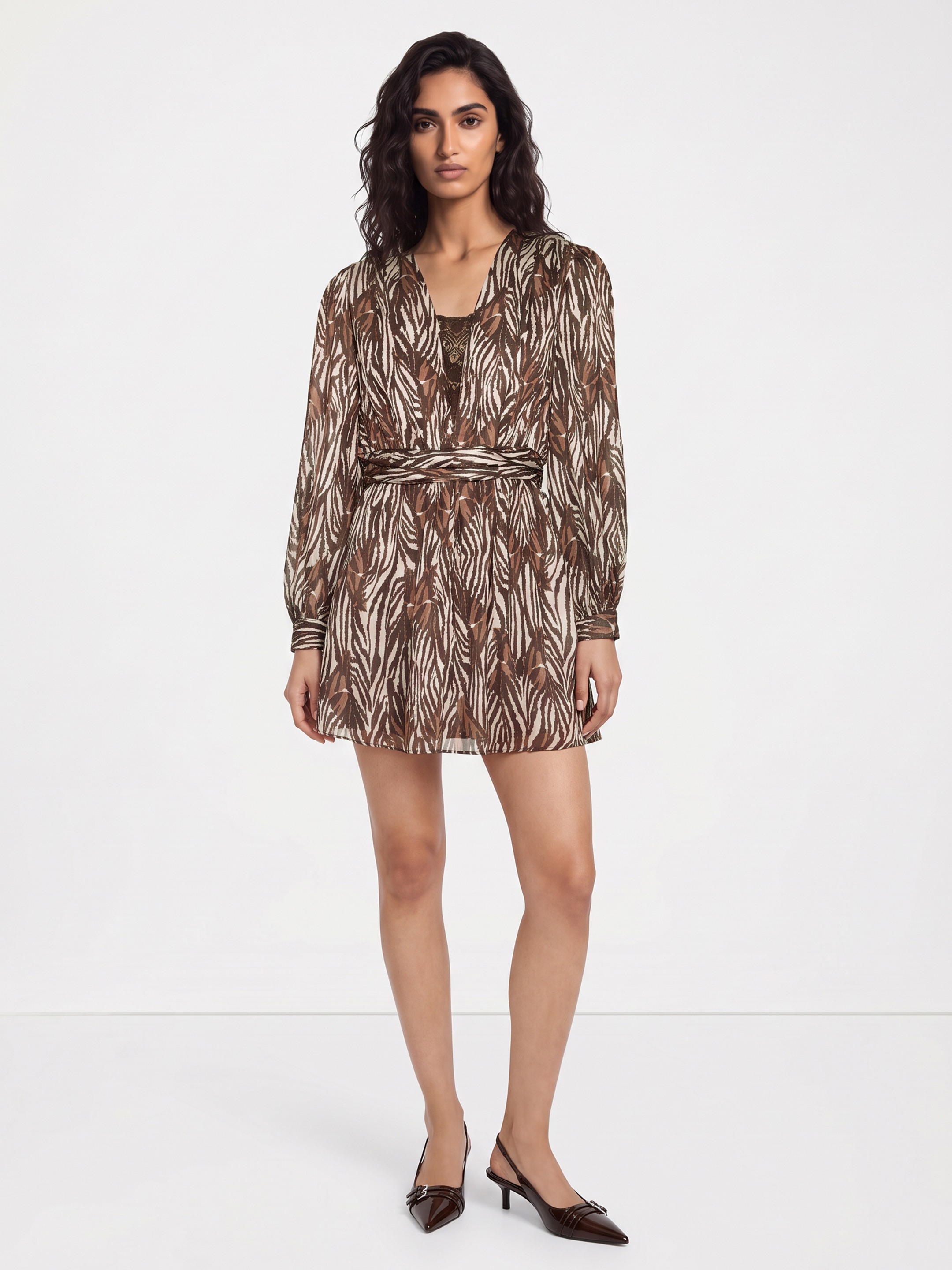 Avein Brown Dress