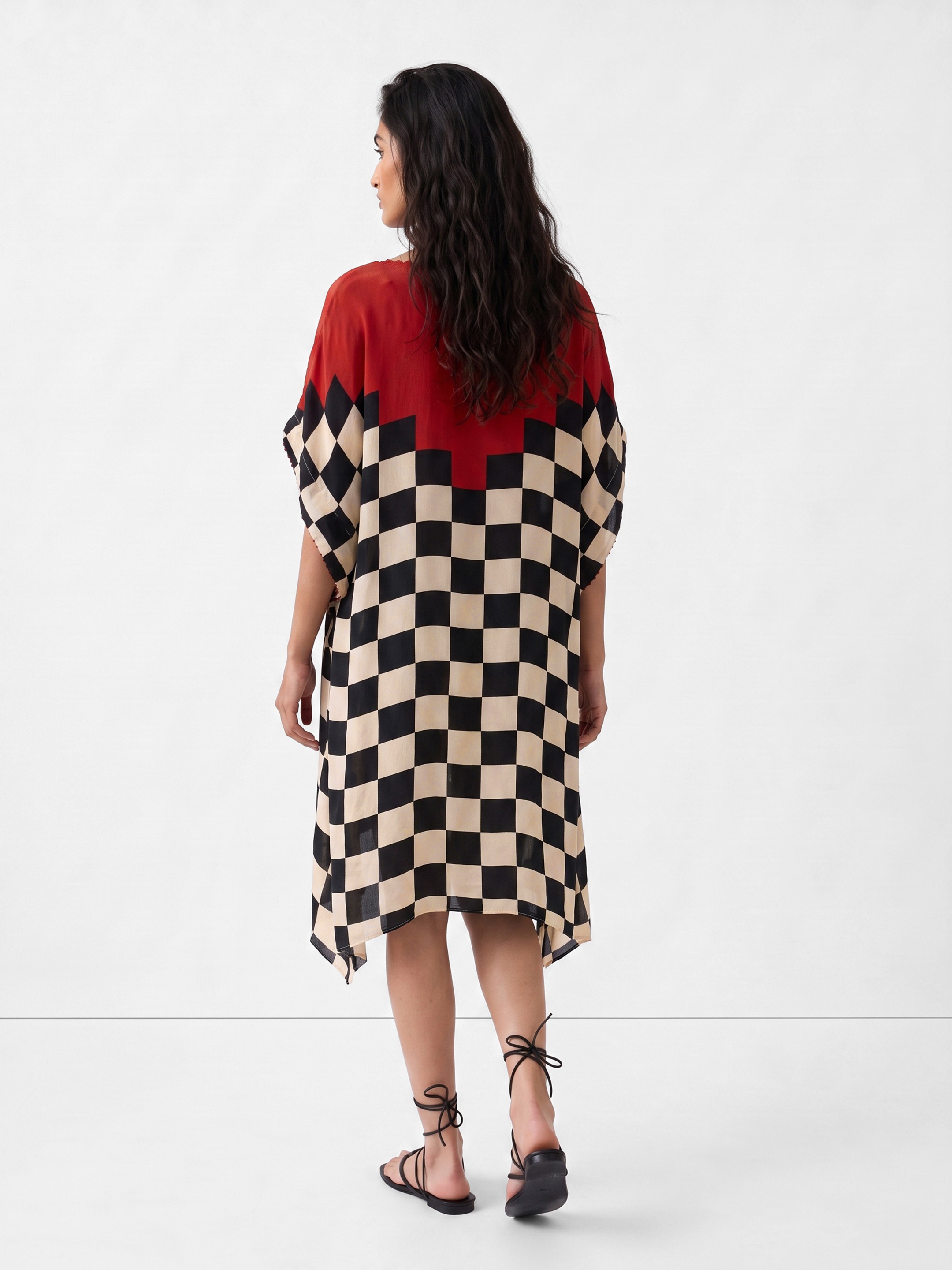 Multi Colour Relaxed Kaftan