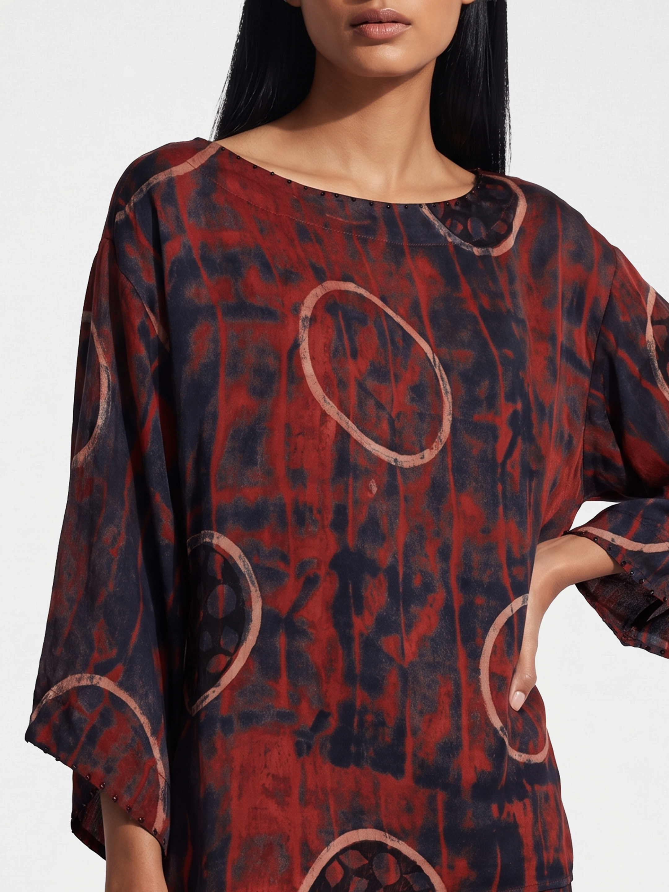 Maroon Anti Fit Top & Trouser