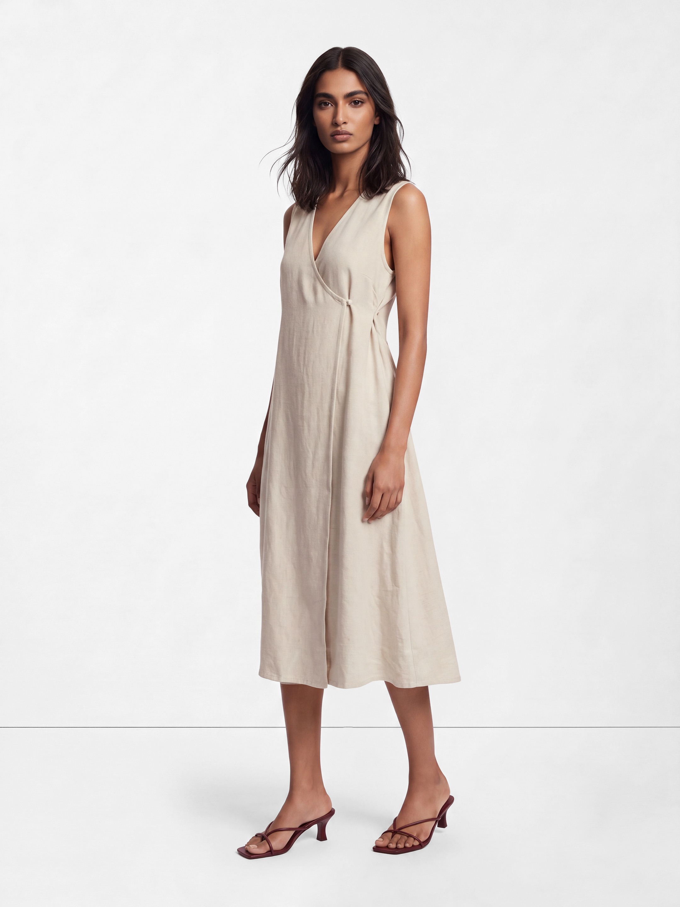Beige Linen Jacket