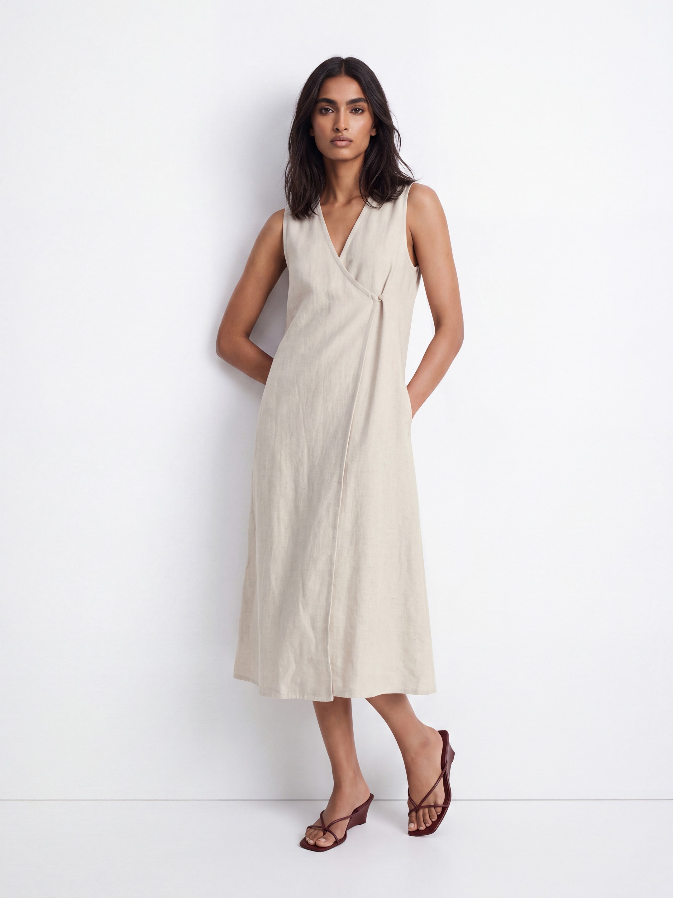 Beige Linen Jacket
