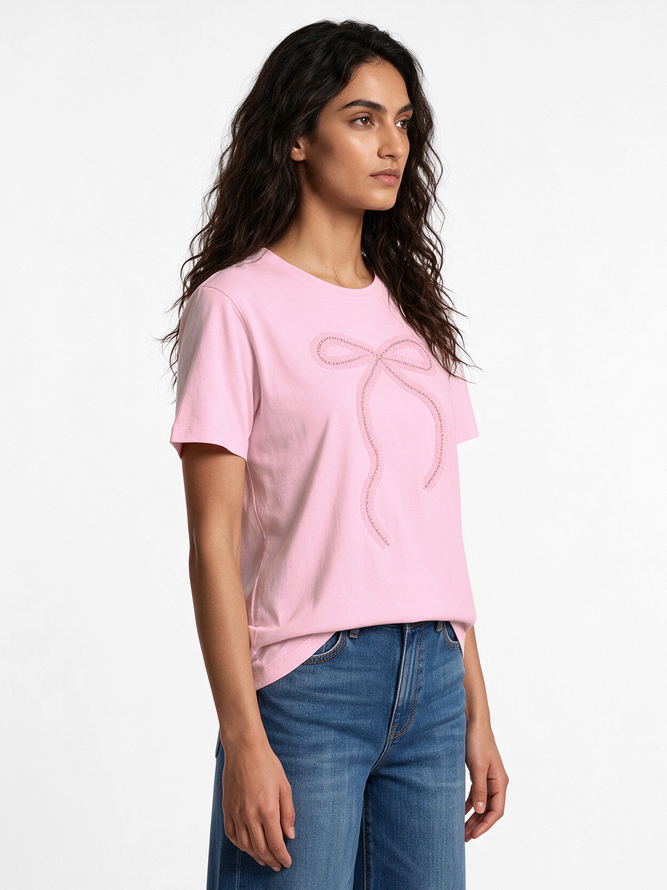 Georgia Pink Bow Tshirt
