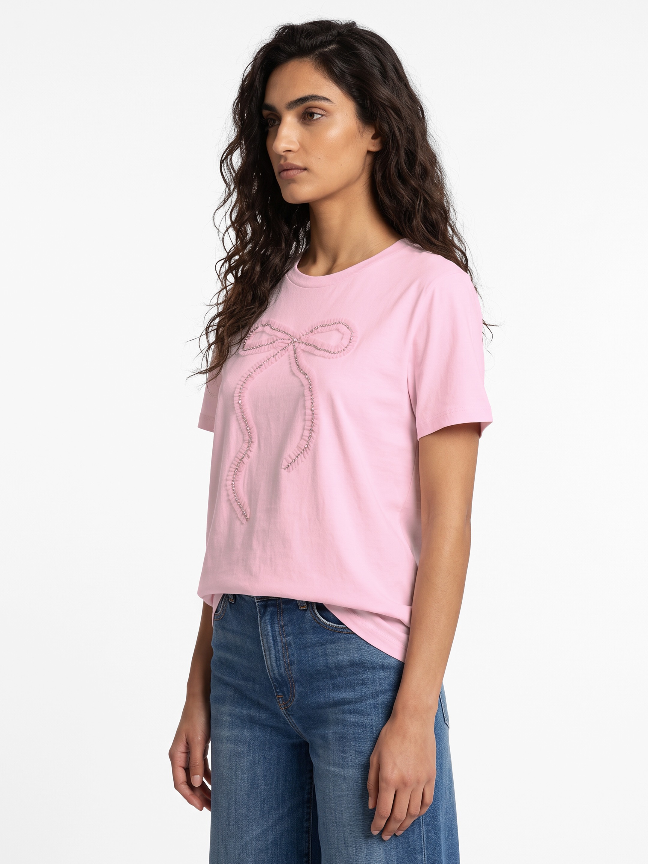 Georgia Pink Bow Tshirt