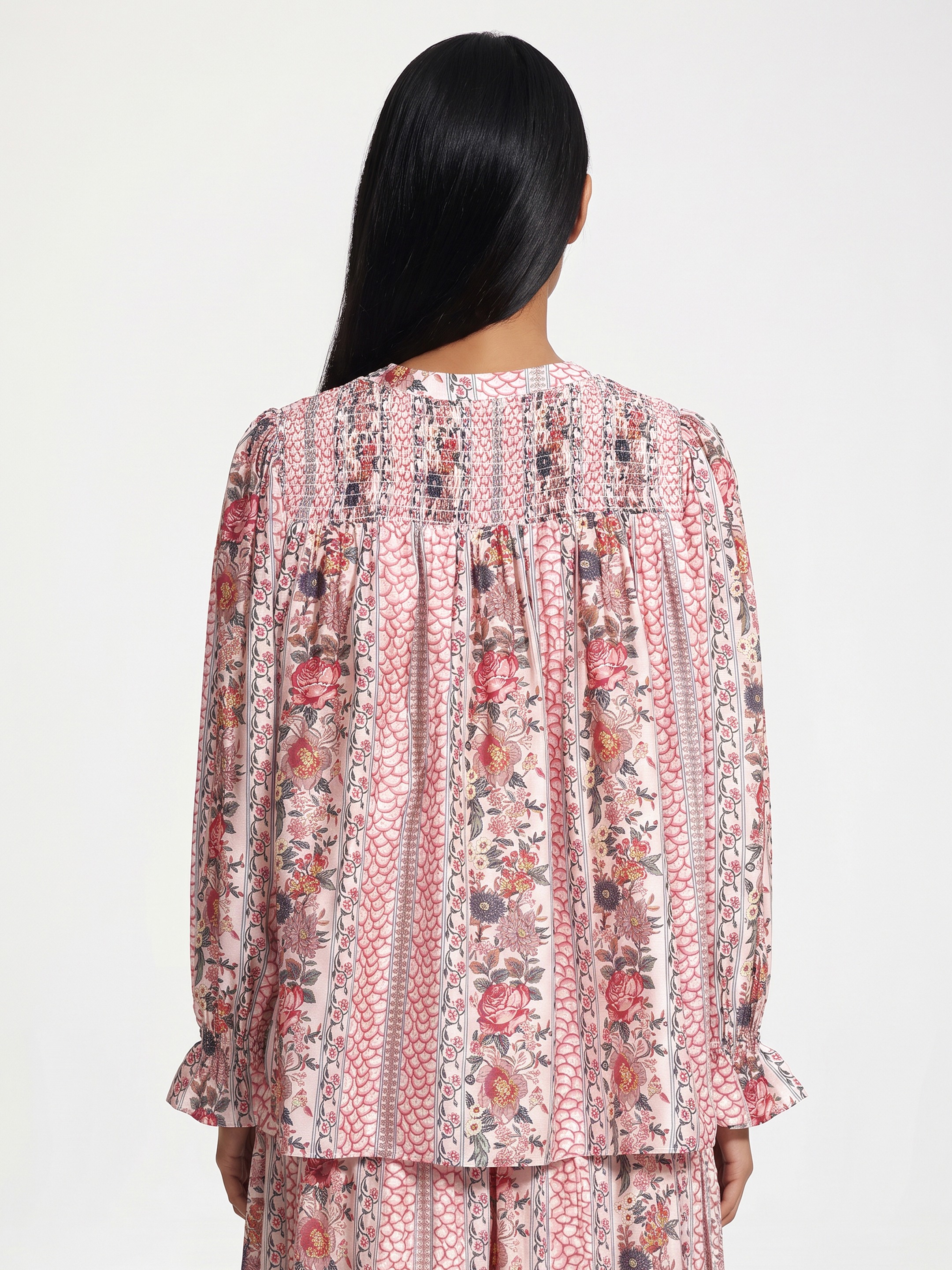 Pink Printed Top