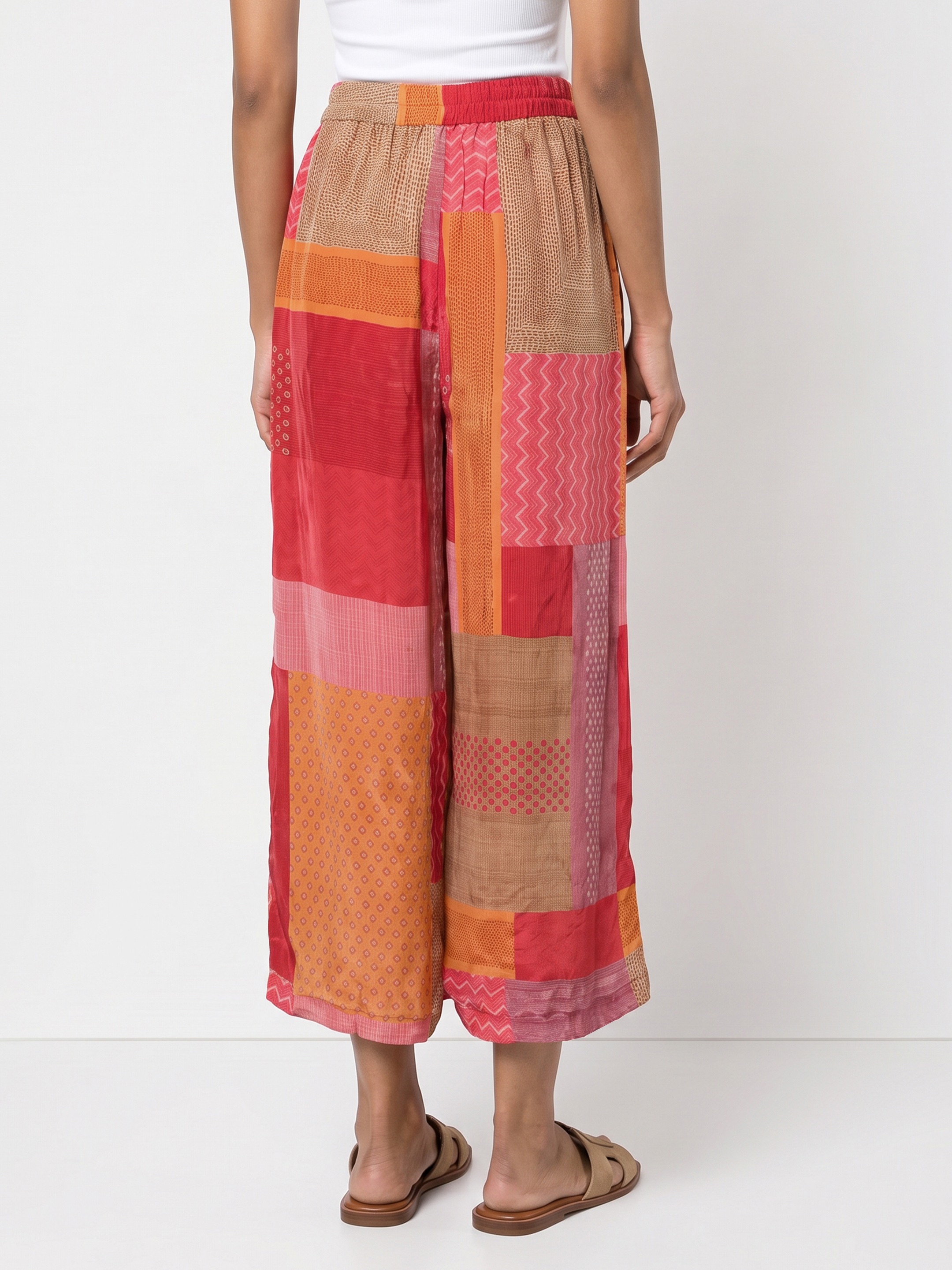 Red Ancestry Printed Trouser